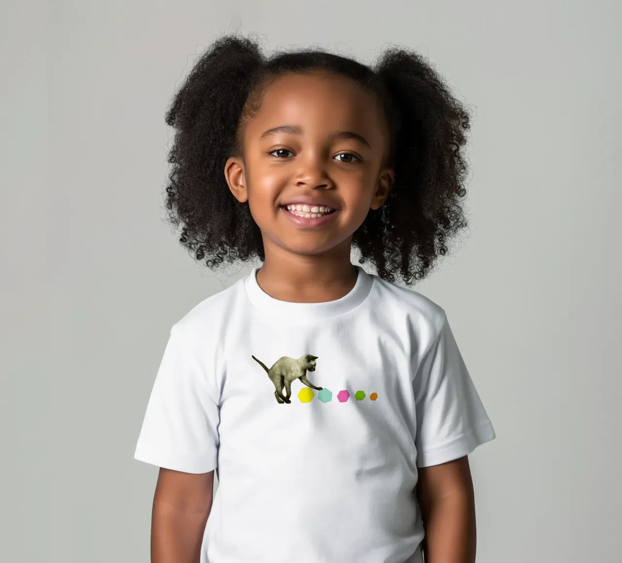 Kitty Cat t-shirt bambini da Cassia Beck Collage