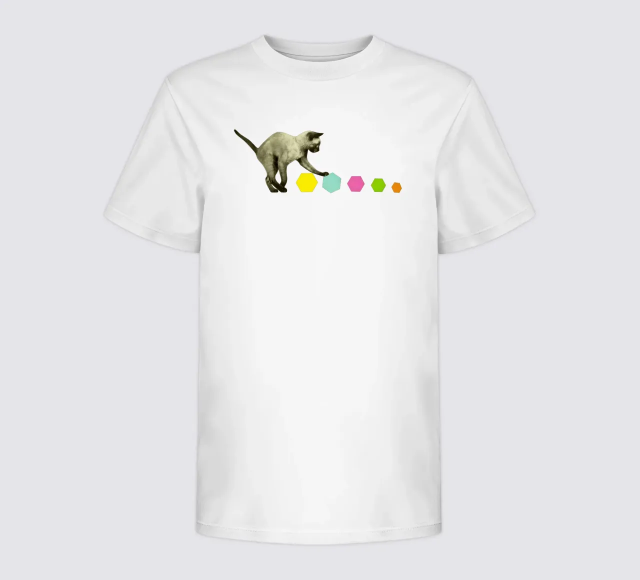 Kitty Cat t-shirt bambini da Cassia Beck Collage