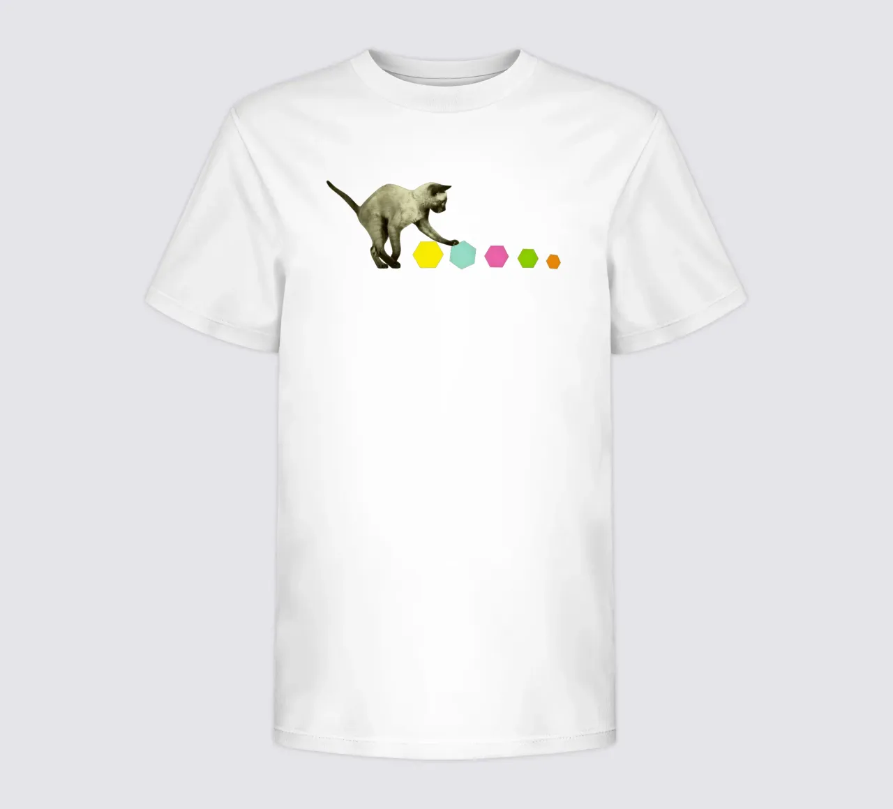 Kitty Cat t-shirt bambini da Cassia Beck Collage