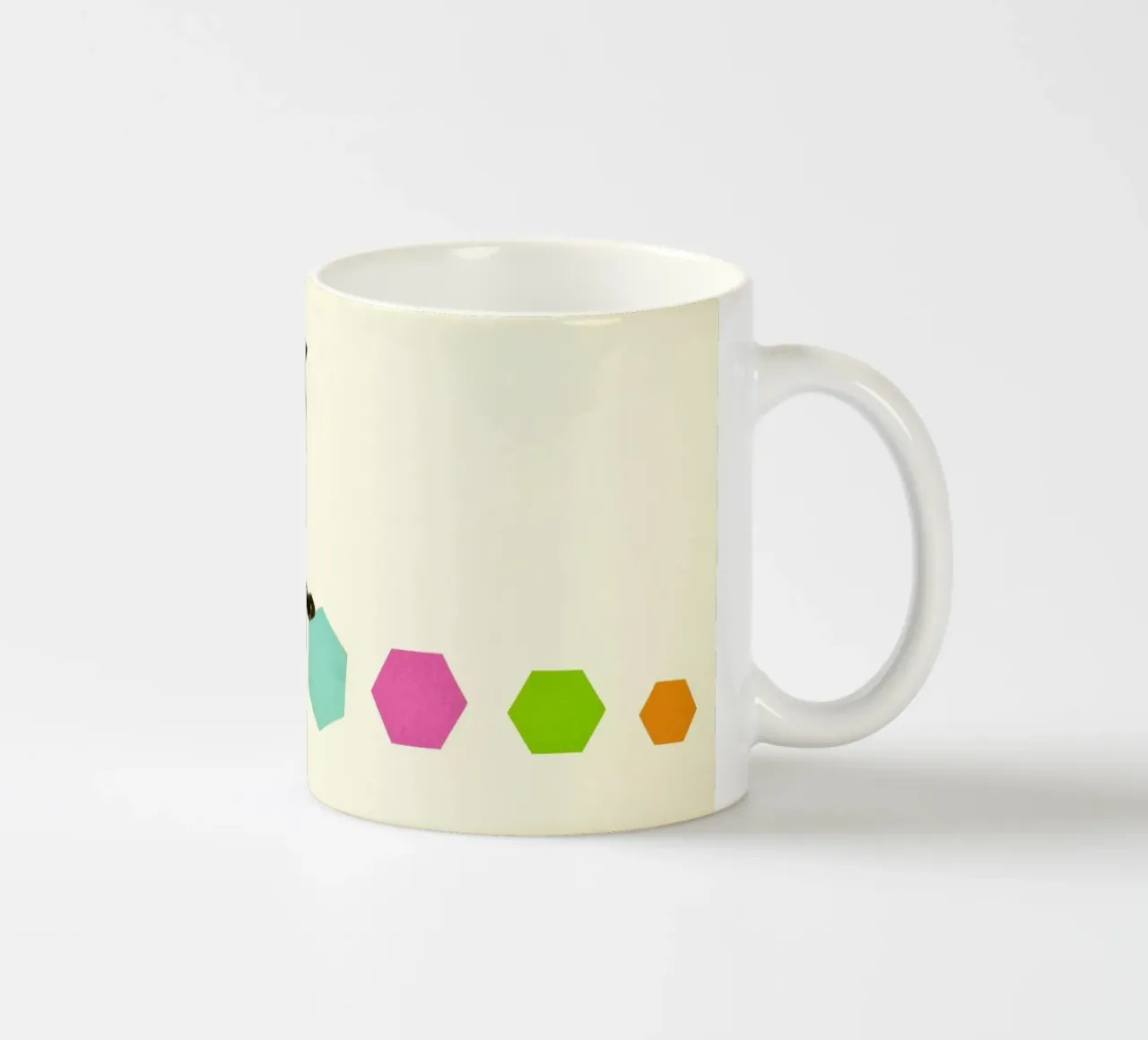 Gatto tazza in ceramica da Cassia Beck Collage