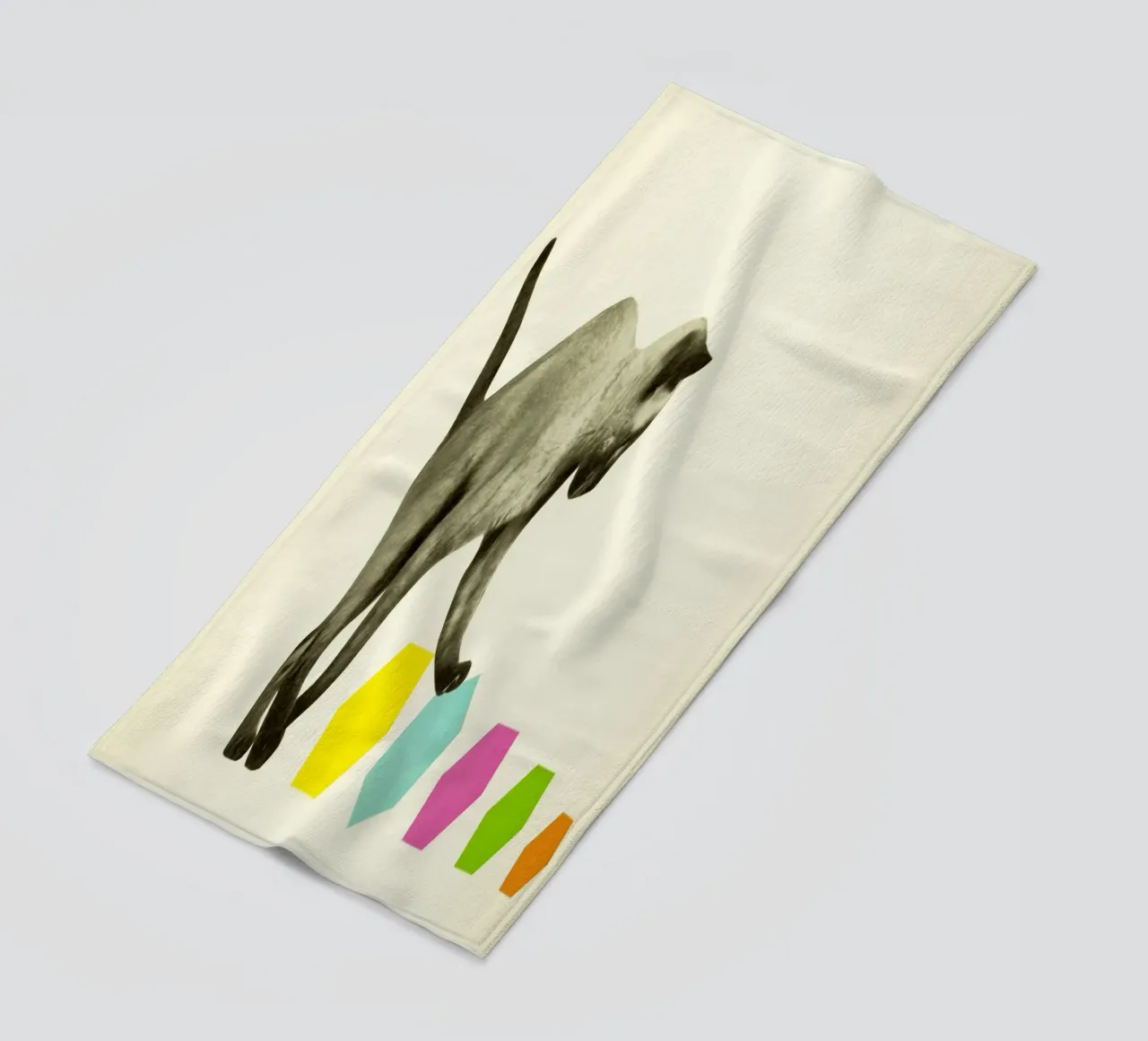 Gatto telo mare da Cassia Beck Collage