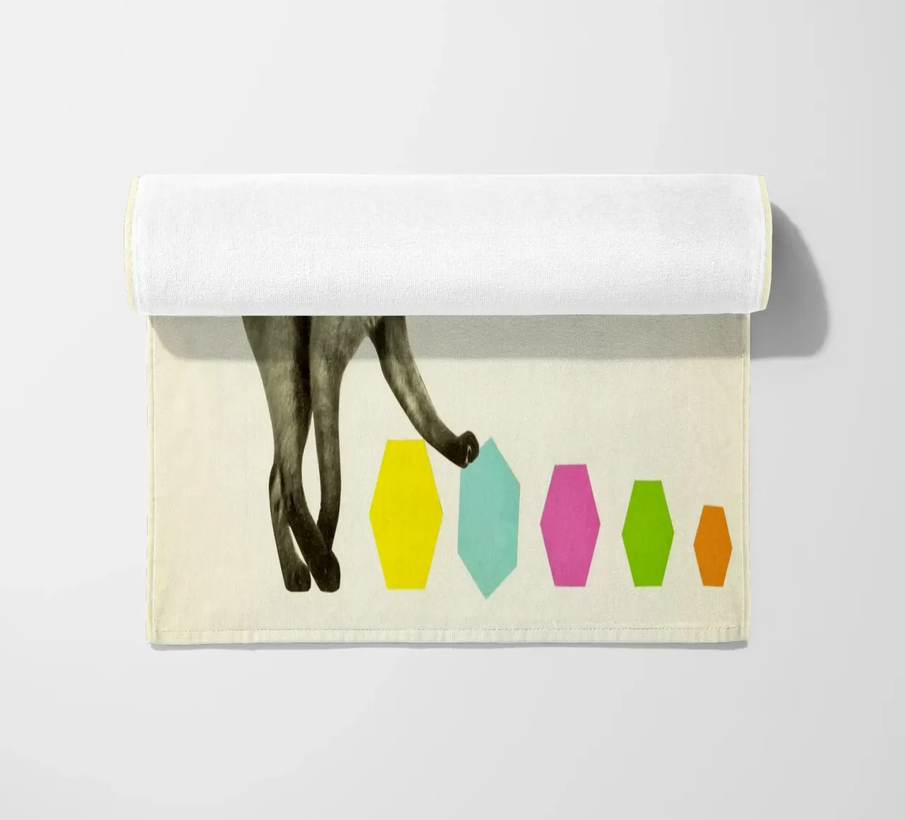 Gatto telo mare da Cassia Beck Collage