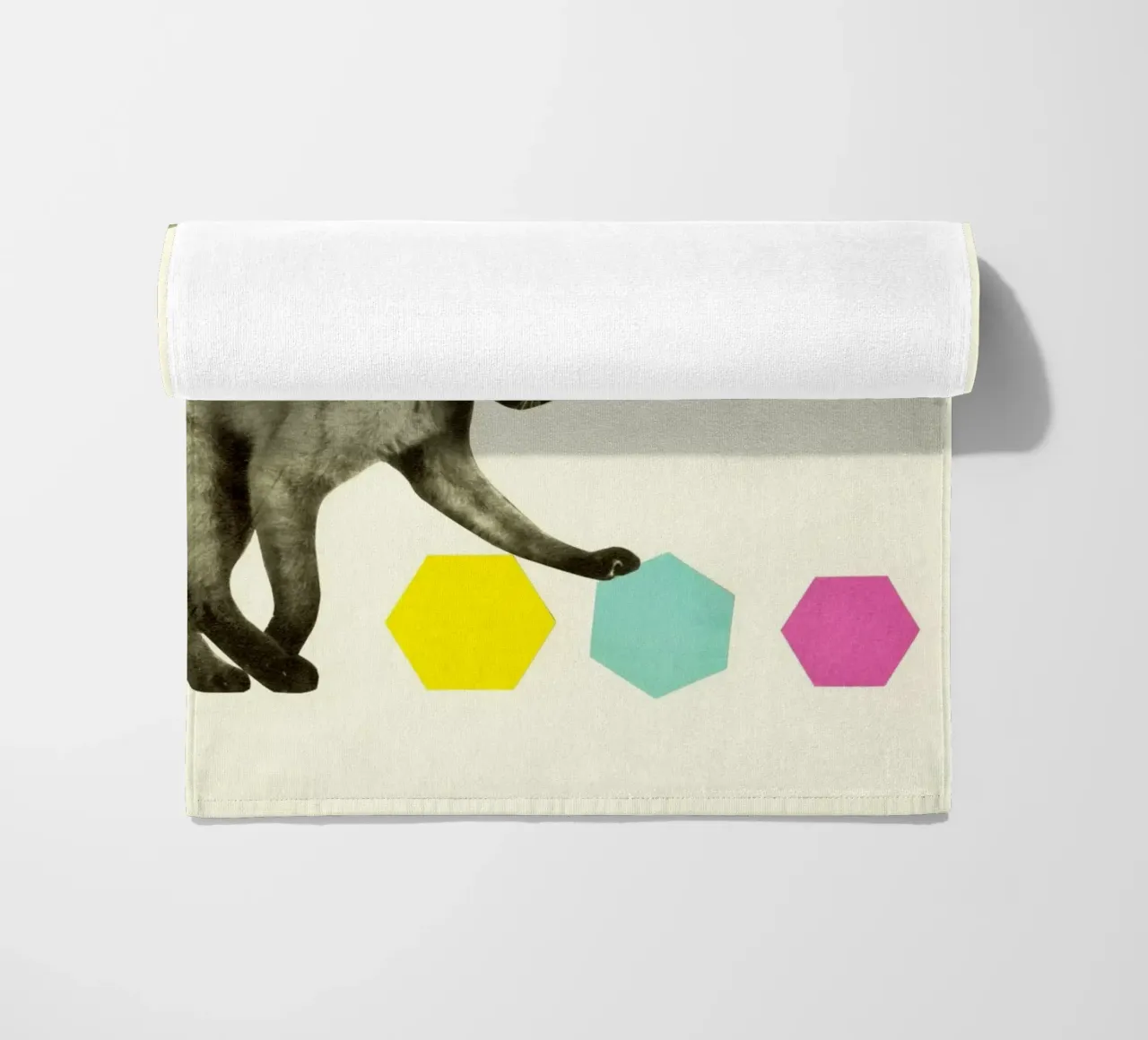 Gatto telo mare da Cassia Beck Collage