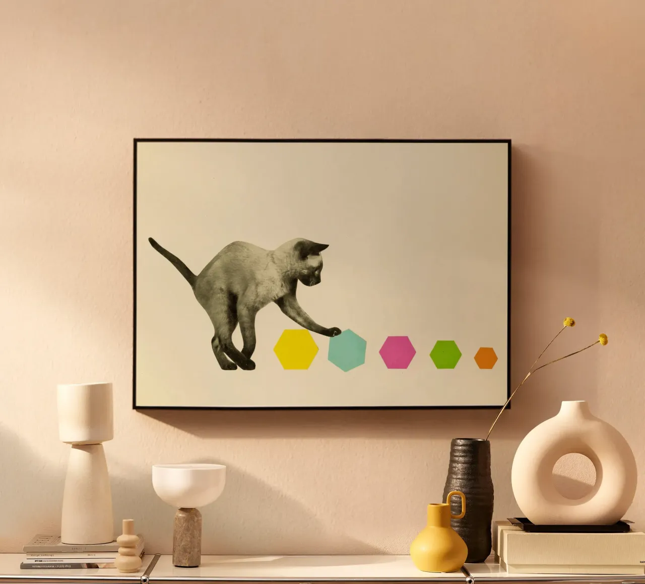 Gatto plexiglass da Cassia Beck Collage