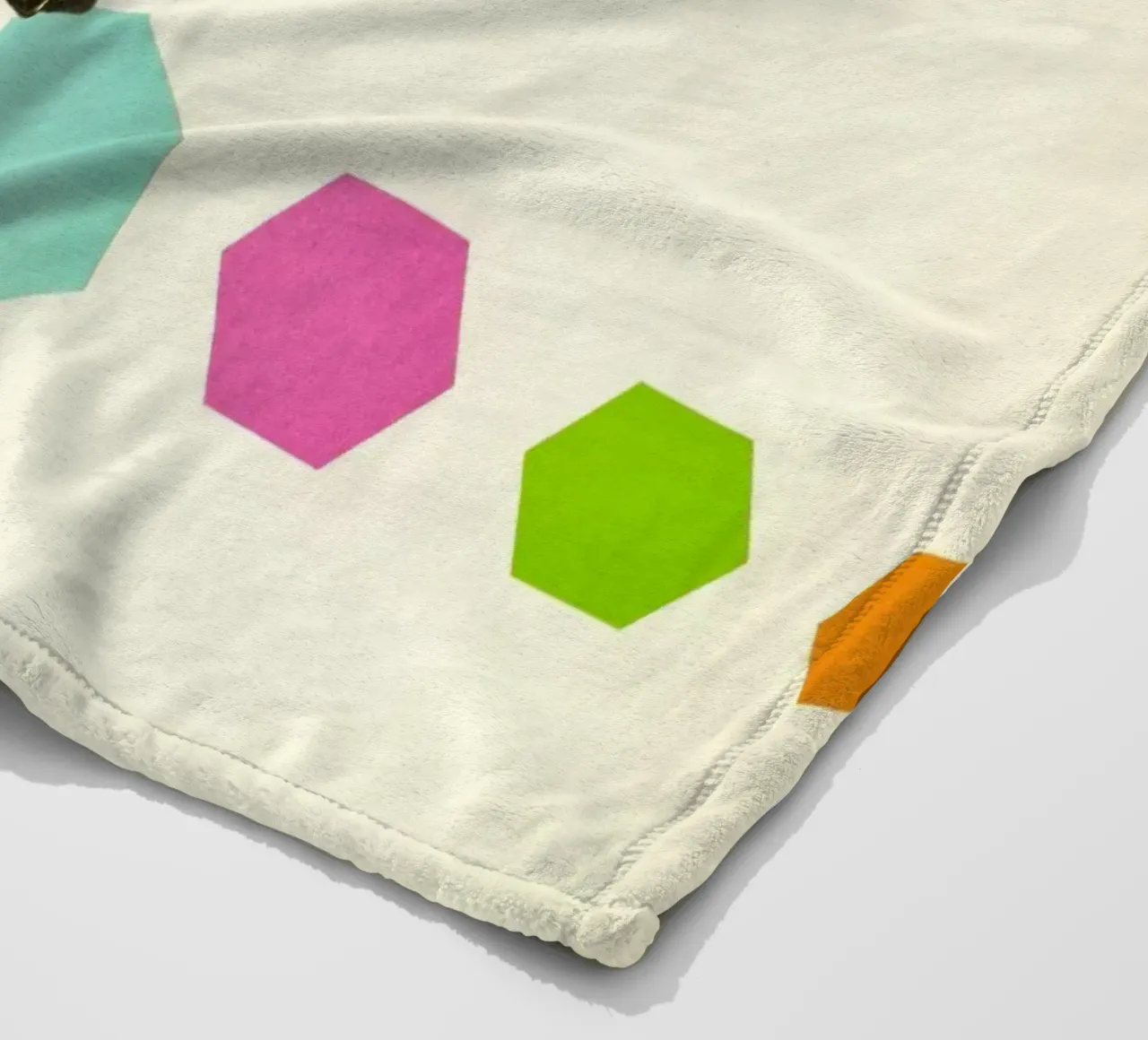 Miezekatze Fleecedecke von Cassia Beck Collage