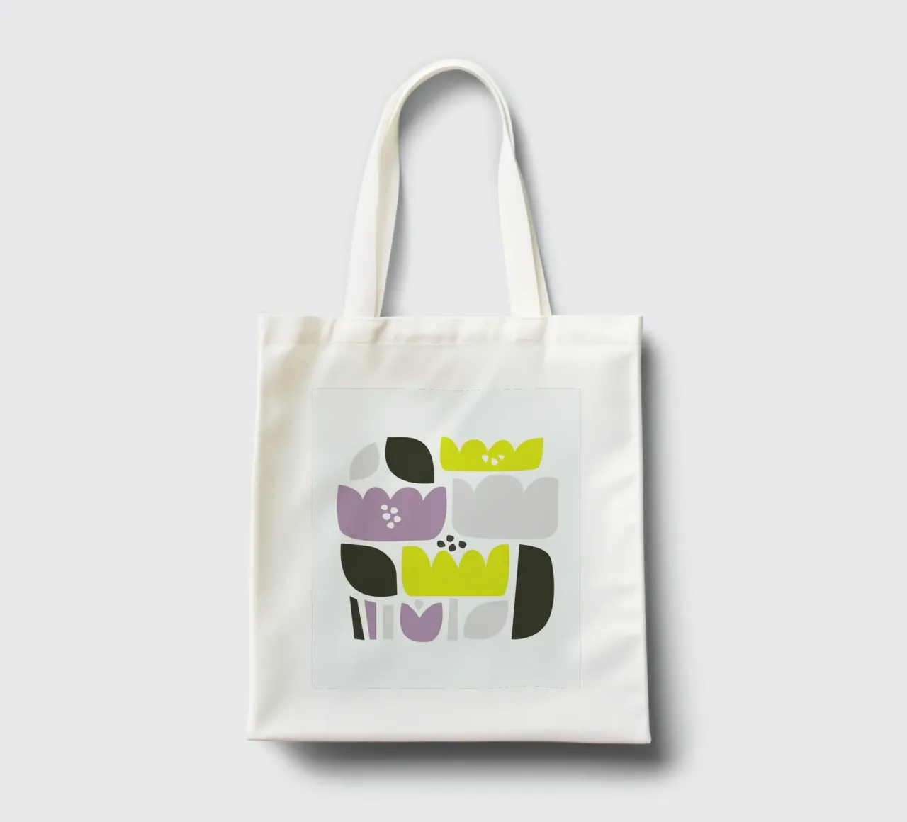 Flower Fields borsa in juta da A Nordic Girl