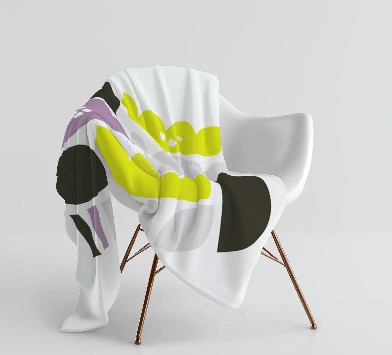 Flower Fields Fleecedecke von A Nordic Girl