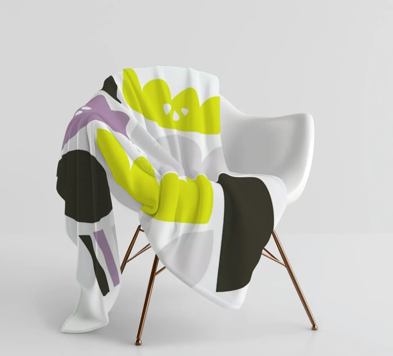 Flower Fields Fleecedecke von A Nordic Girl