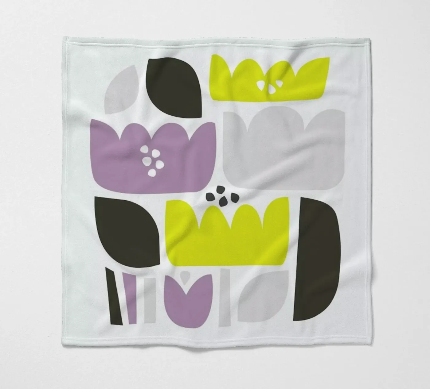 Flower Fields fleecedeken van A Nordic Girl