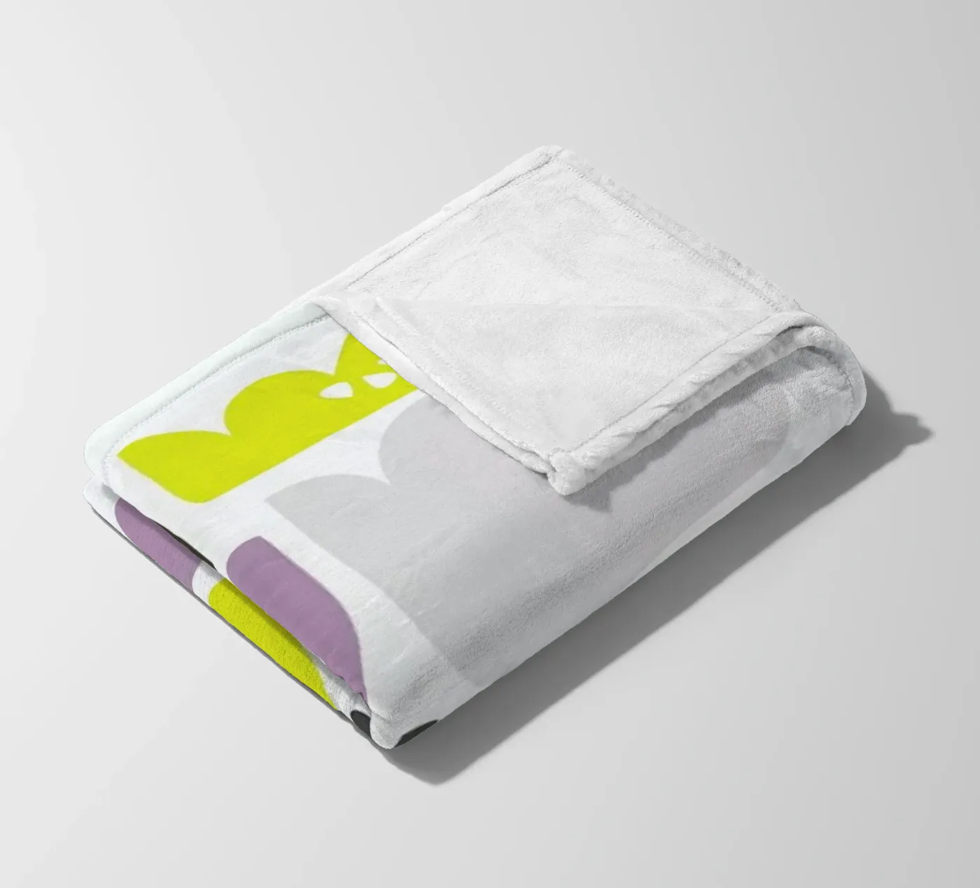 Flower Fields fleece blanket by A Nordic Girl