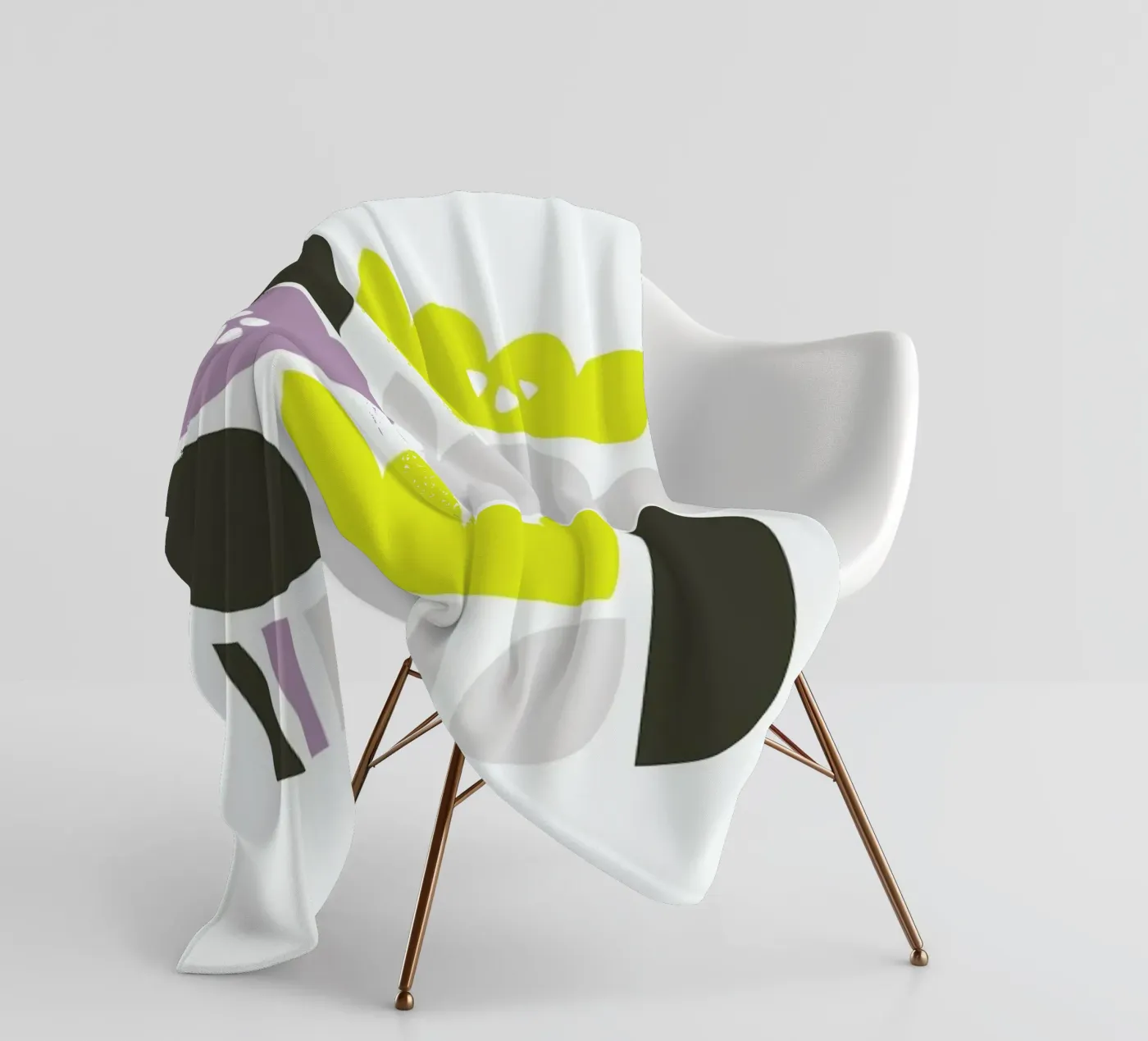 Flower Fields fleece blanket by A Nordic Girl