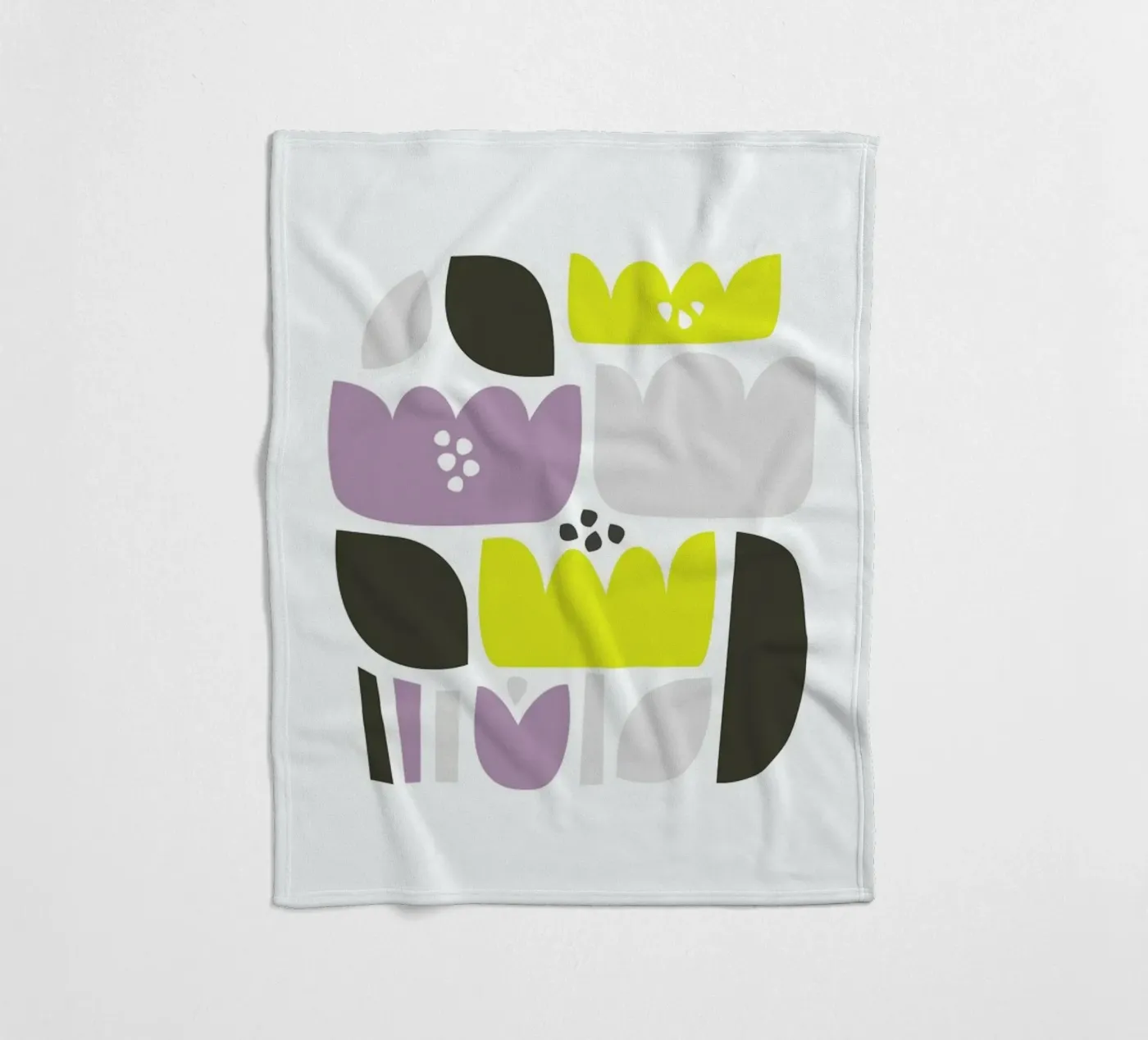 Flower Fields fleecedeken van A Nordic Girl