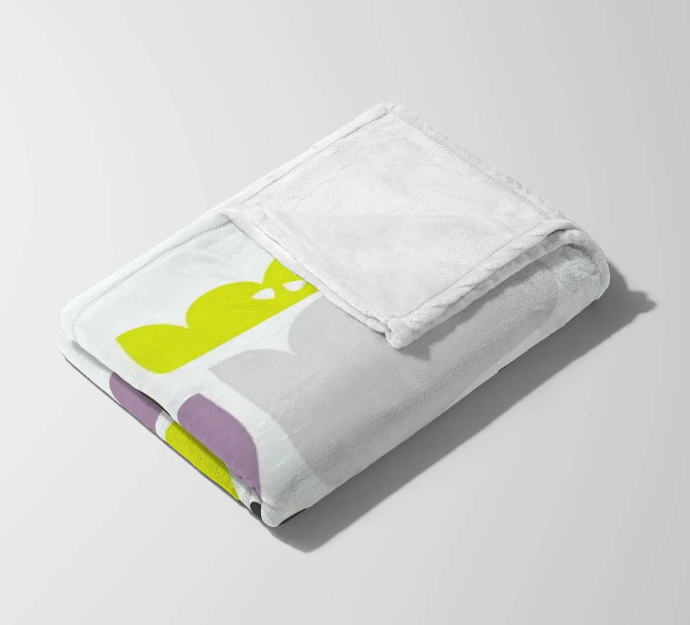 Flower Fields fleece blanket by A Nordic Girl