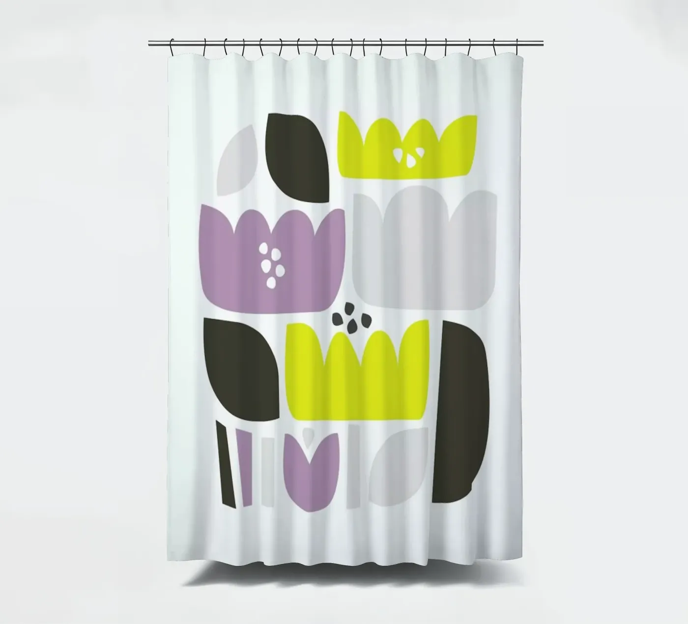 Flower Fields Duschvorhang von A Nordic Girl