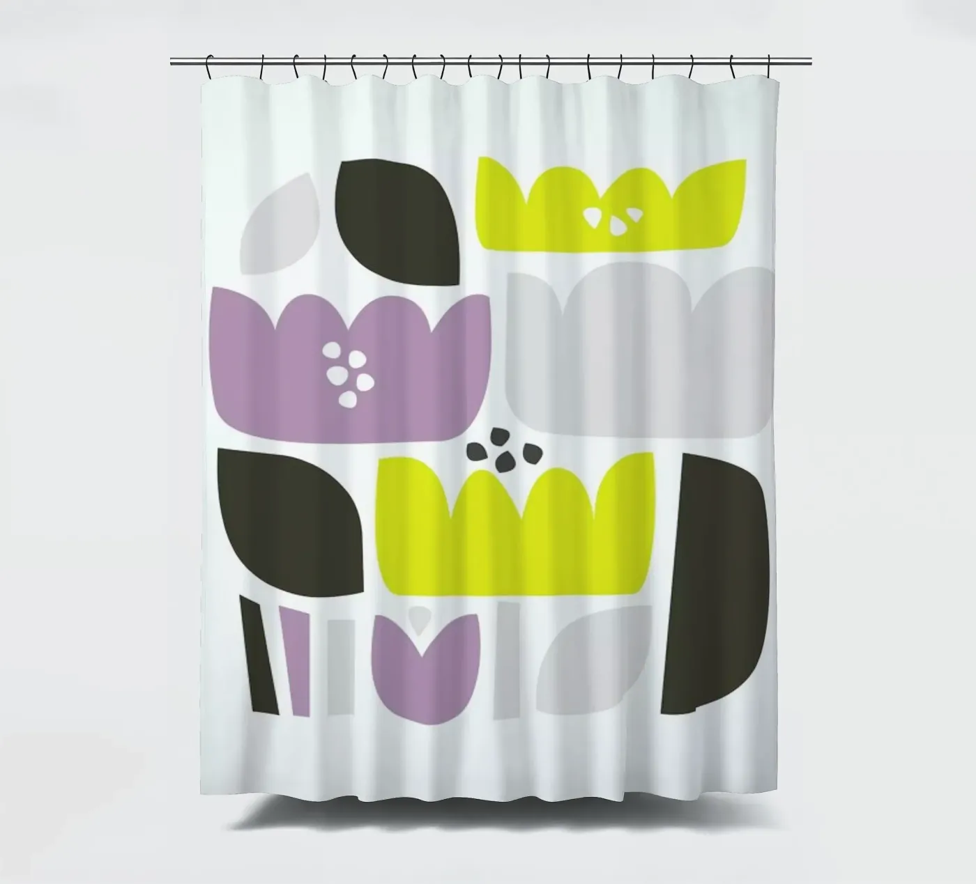 Flower Fields Duschvorhang von A Nordic Girl