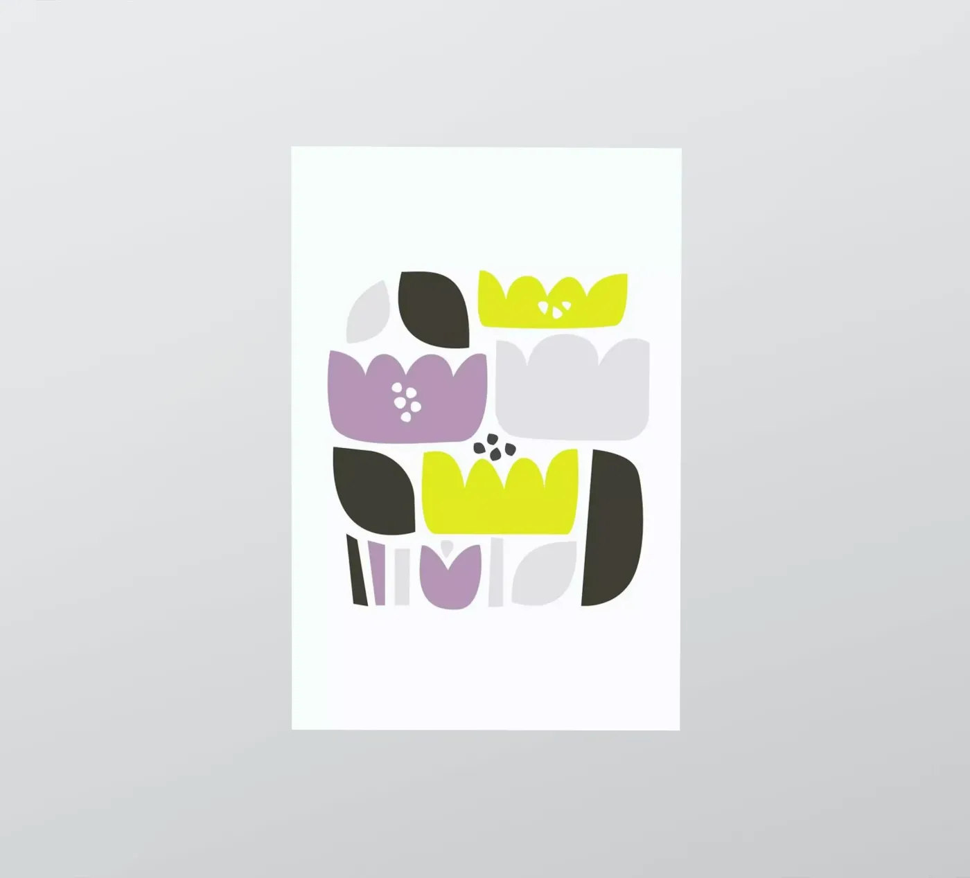 Flower Fields sticker van A Nordic Girl