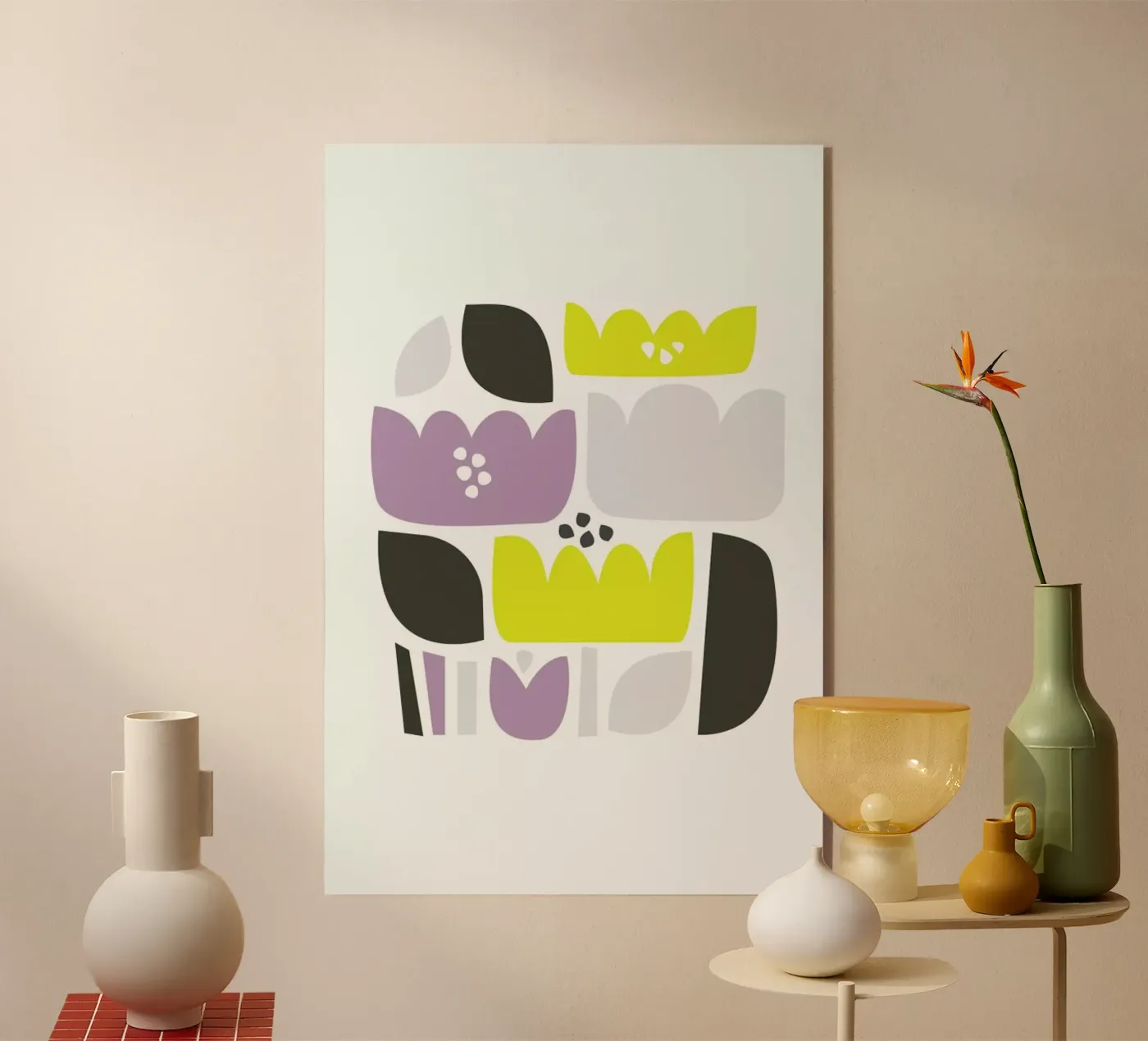 Flower Fields plexiglass da A Nordic Girl