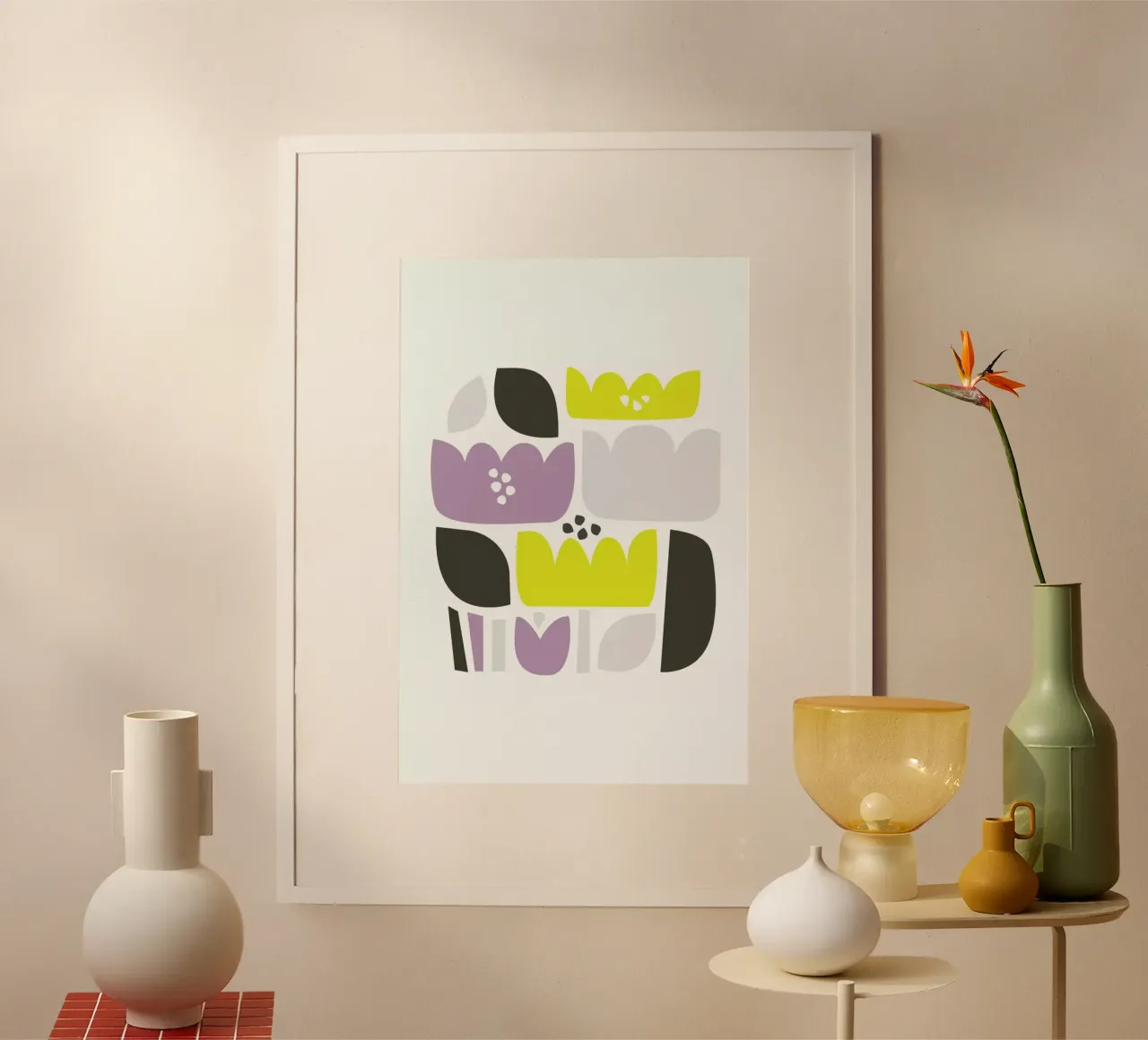 Flower Fields poster da A Nordic Girl