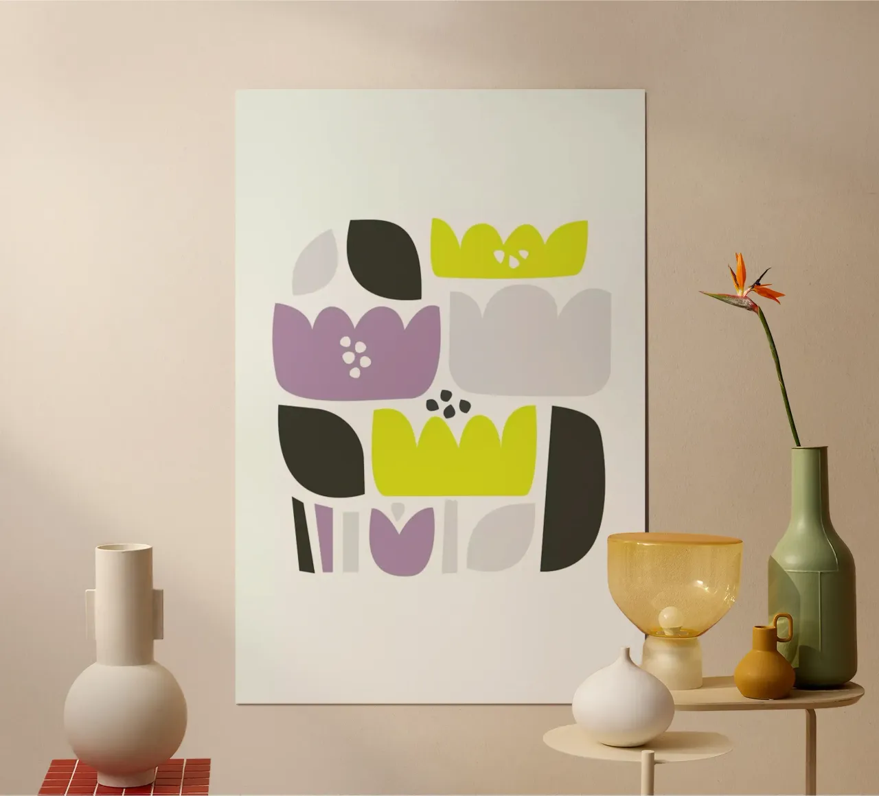 Flower Fields poster da A Nordic Girl