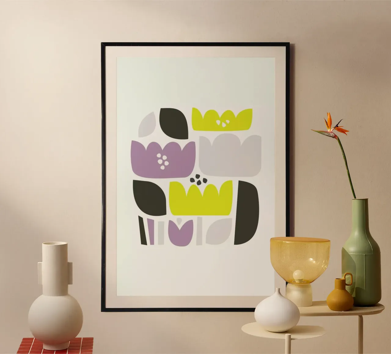 Flower Fields poster da A Nordic Girl