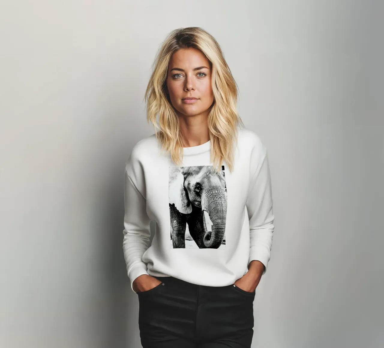 Elephant Trunk sudadera de Babett Schultze