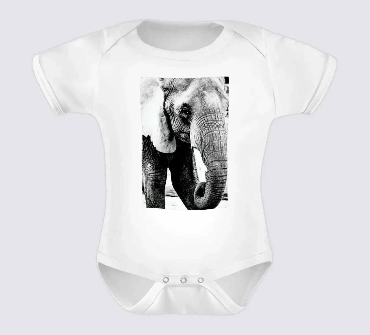 Elephant Trunk body neonato maniche corte da Babett Schultze