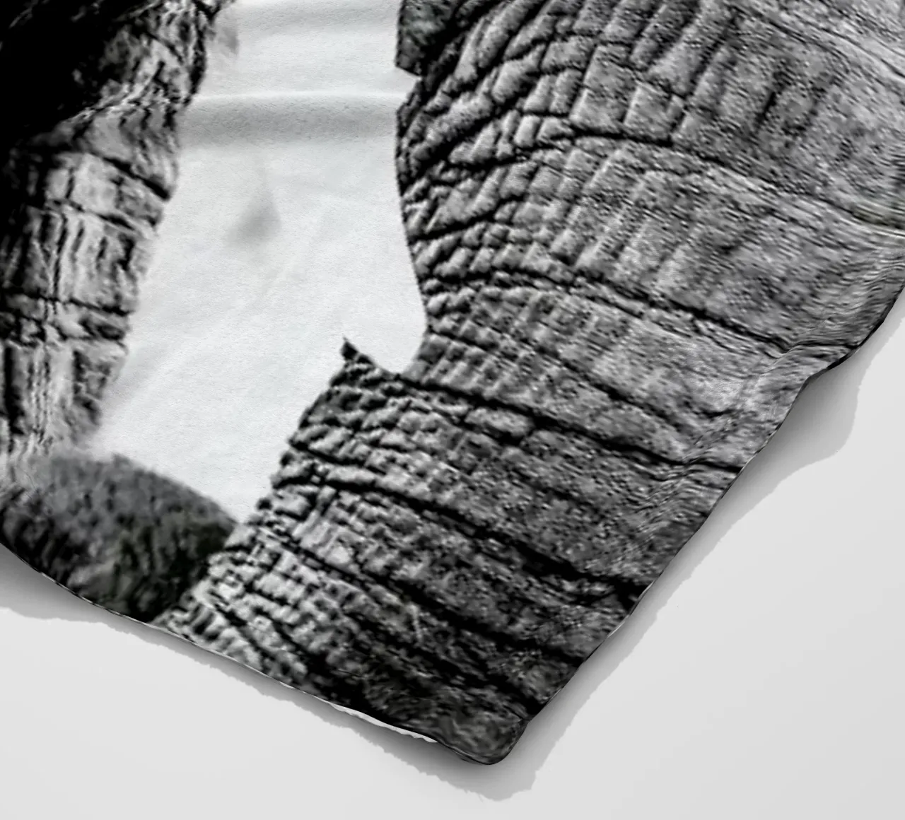 Elephant Trunk coperta in pile da Babett Schultze