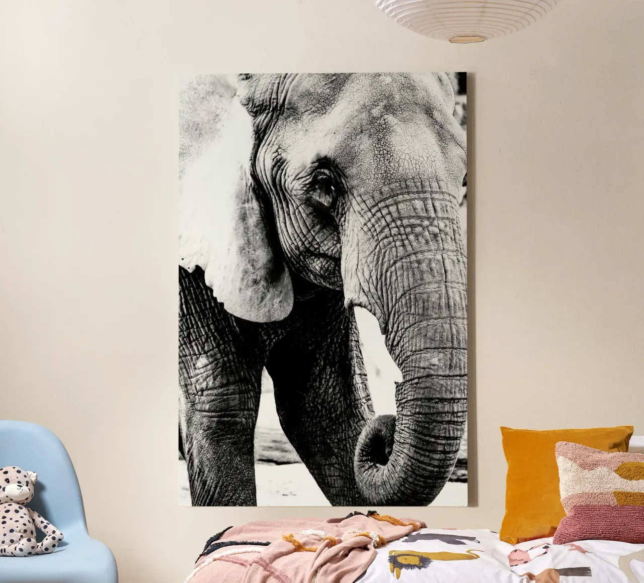 Elephant Trunk canvas by Babett Schultze