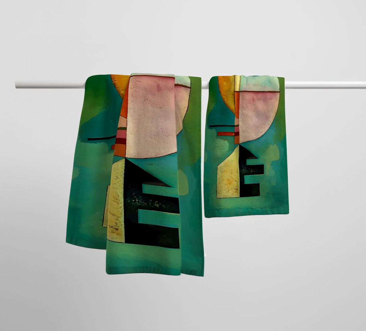 Kandinsky Upward towel by Karraker
