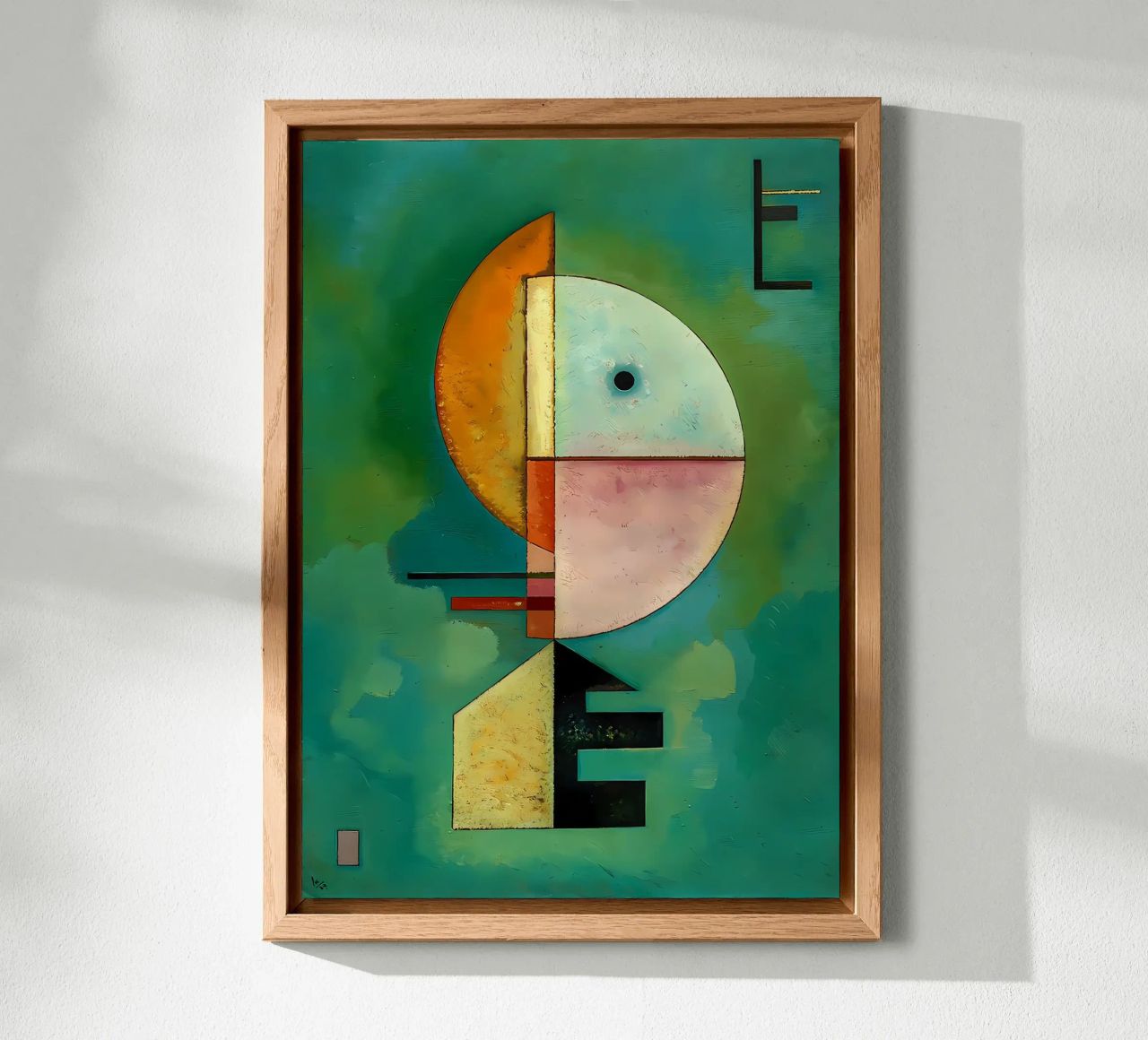 Kandinsky verso l'alto alluminio dibond da Karraker