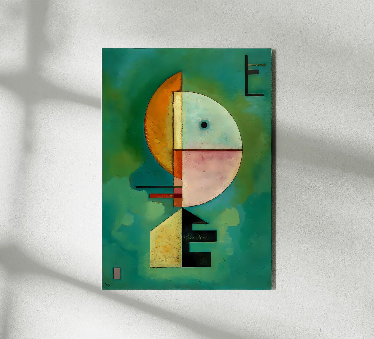 Kandinsky verso l'alto alluminio dibond da Karraker