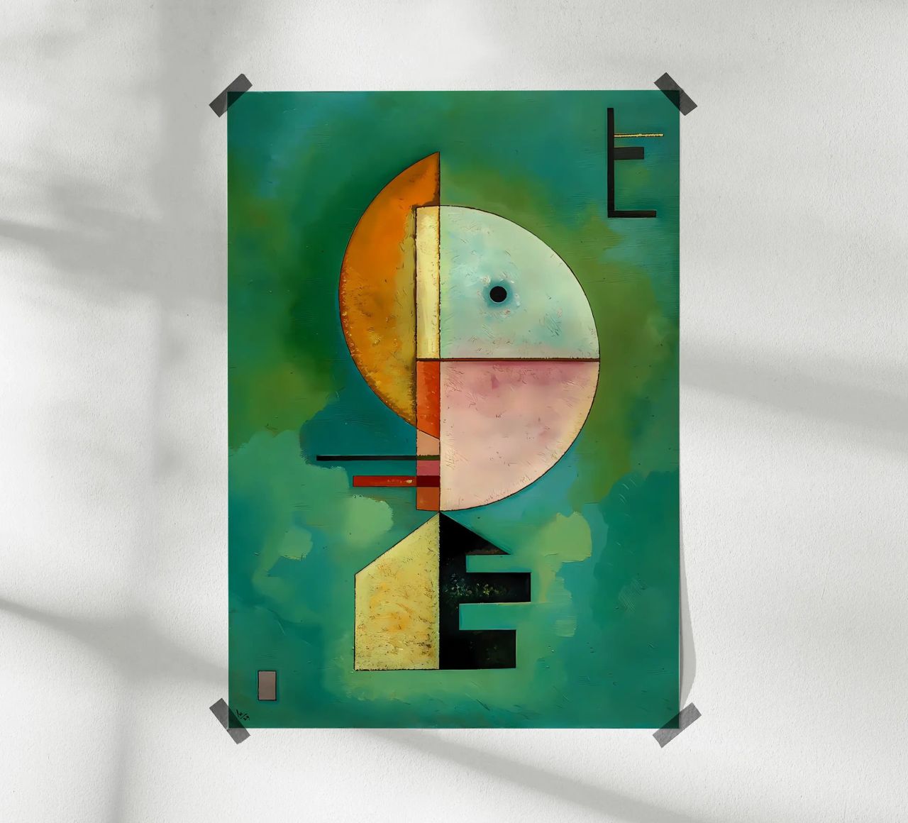 Kandinsky Upward poster by Karraker