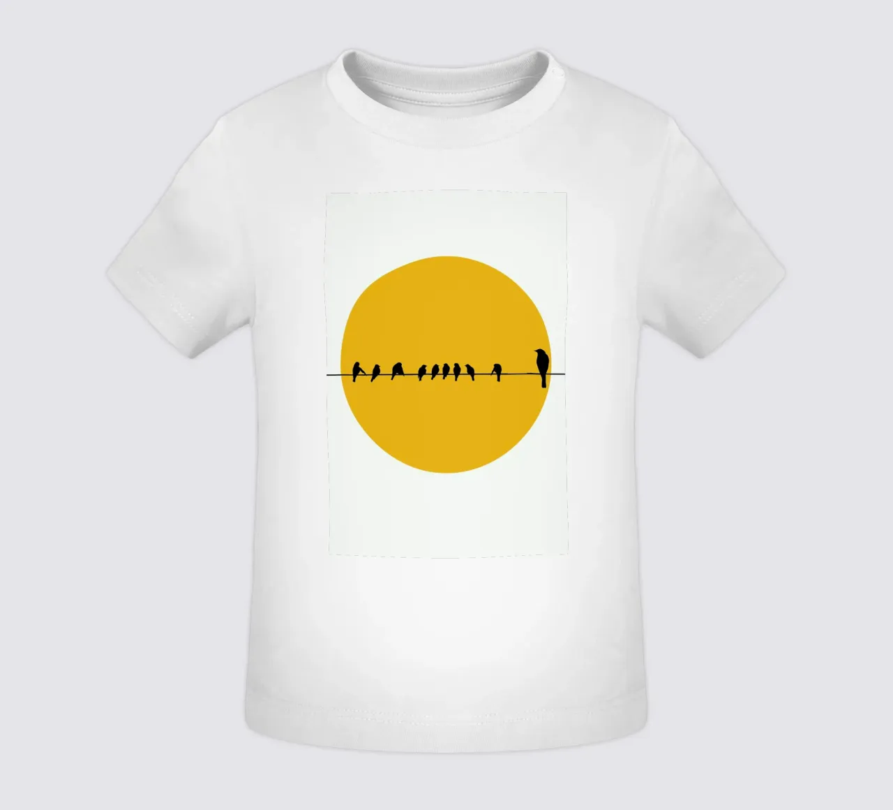 Bird Family baby t-shirt by Kubistika