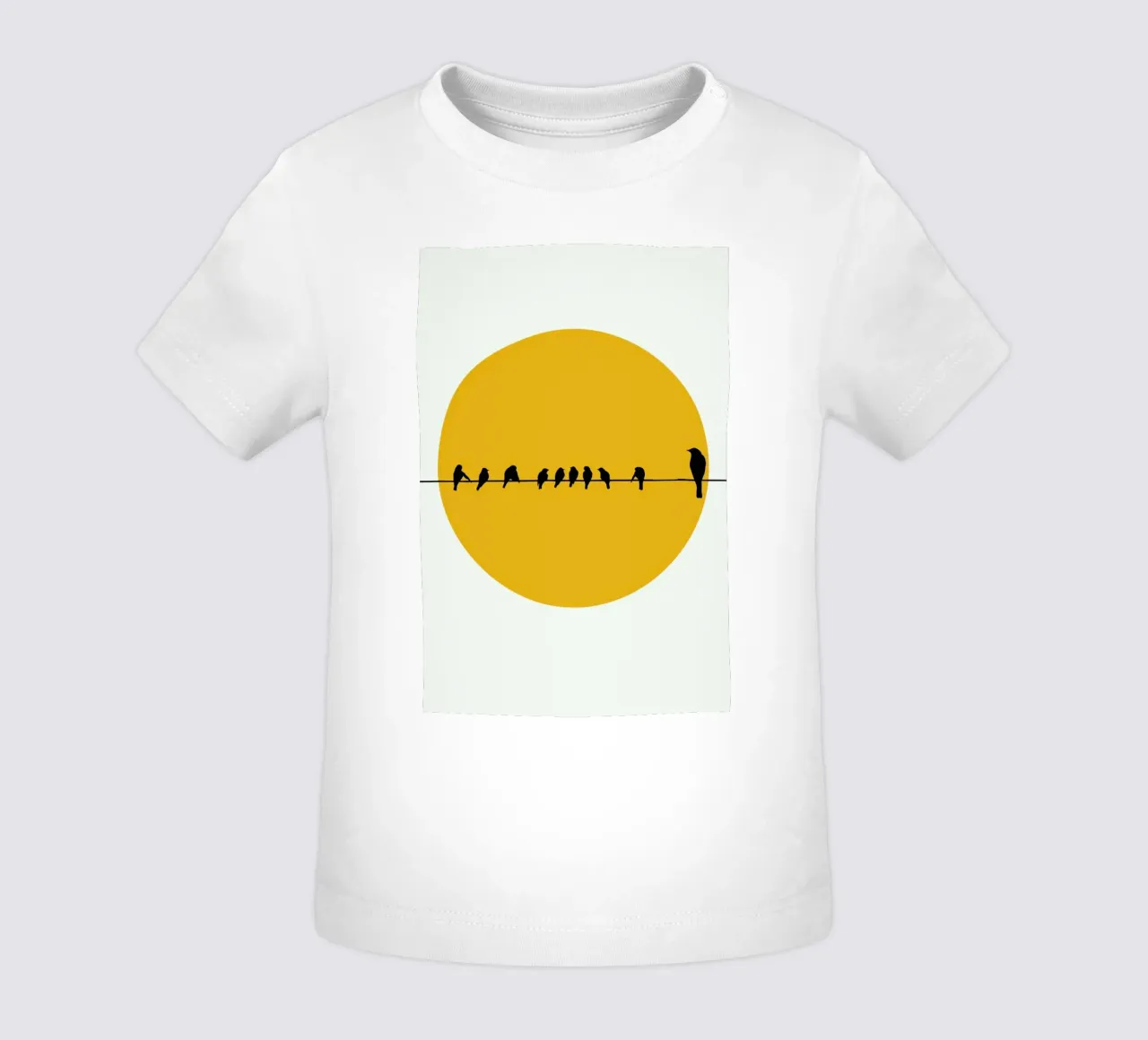 Bird Family baby t-shirt by Kubistika