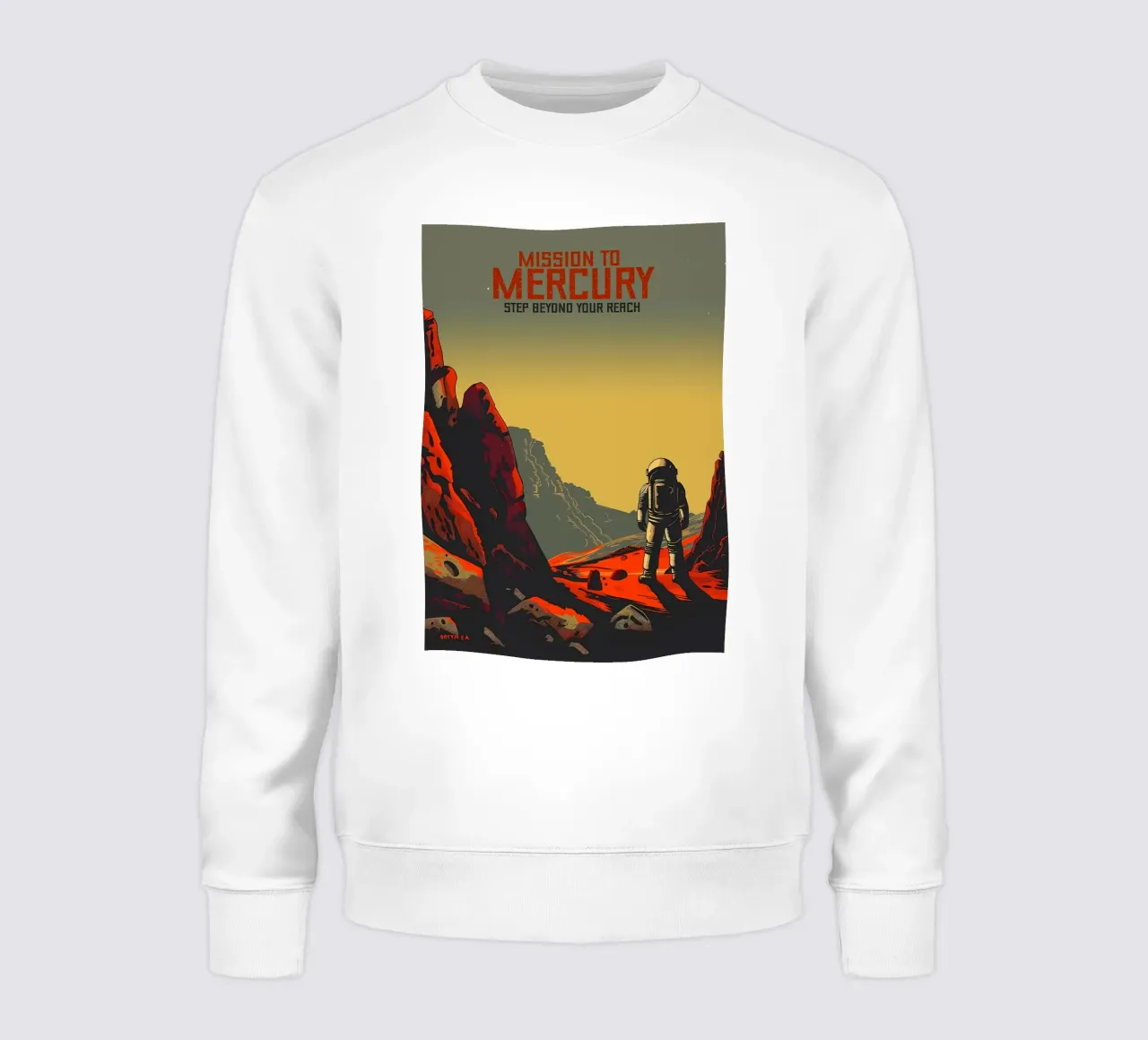 Missie naar Mercuryr sweatshirt van Caeson