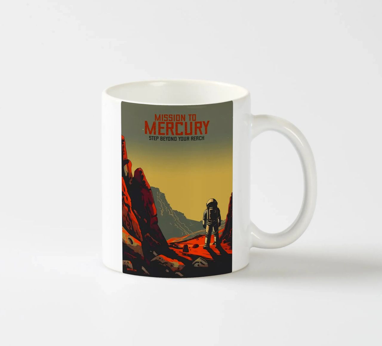 Missione a Mercuryr tazza in ceramica da Caeson