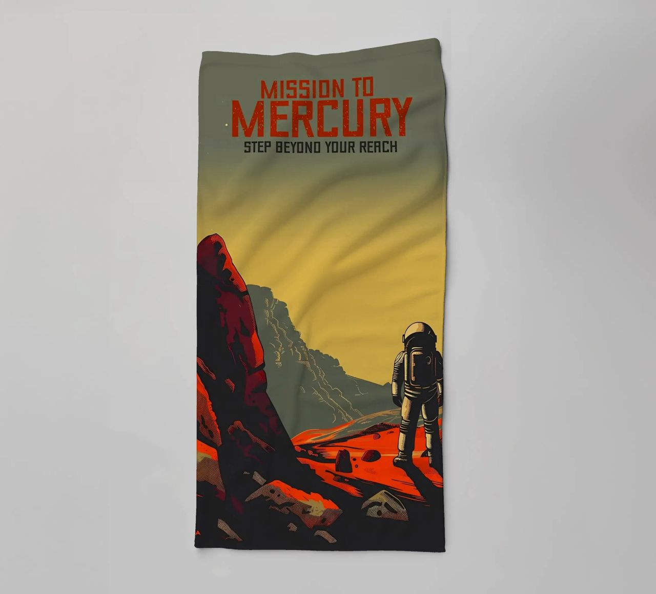 Missione a Mercuryr asciugamano da bagno da Caeson