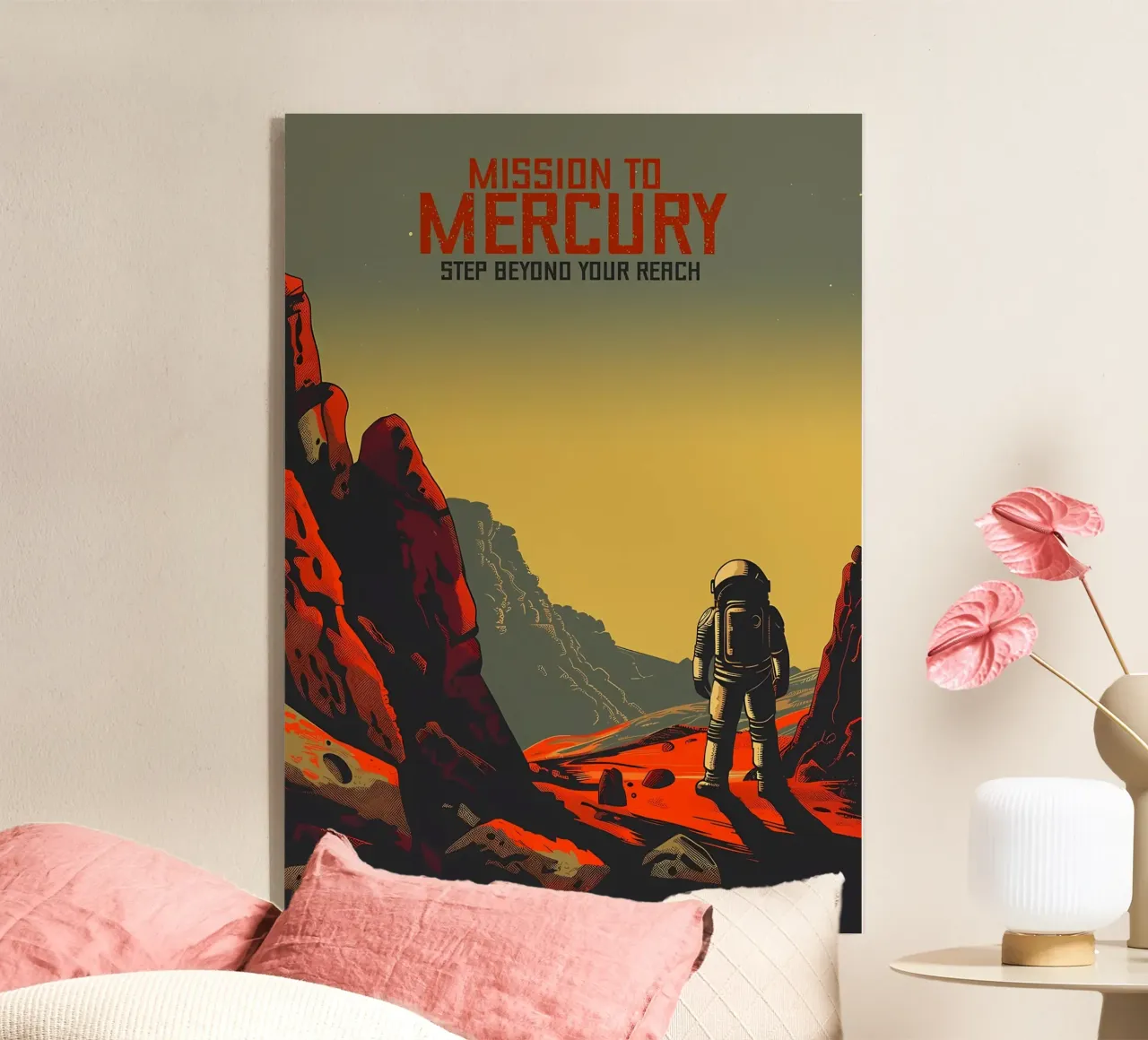 Missie naar Mercuryr acryl van Caeson