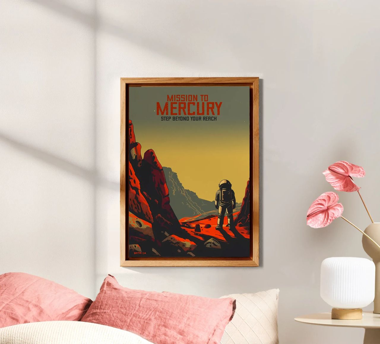 Missione a Mercuryr alluminio dibond da Caeson