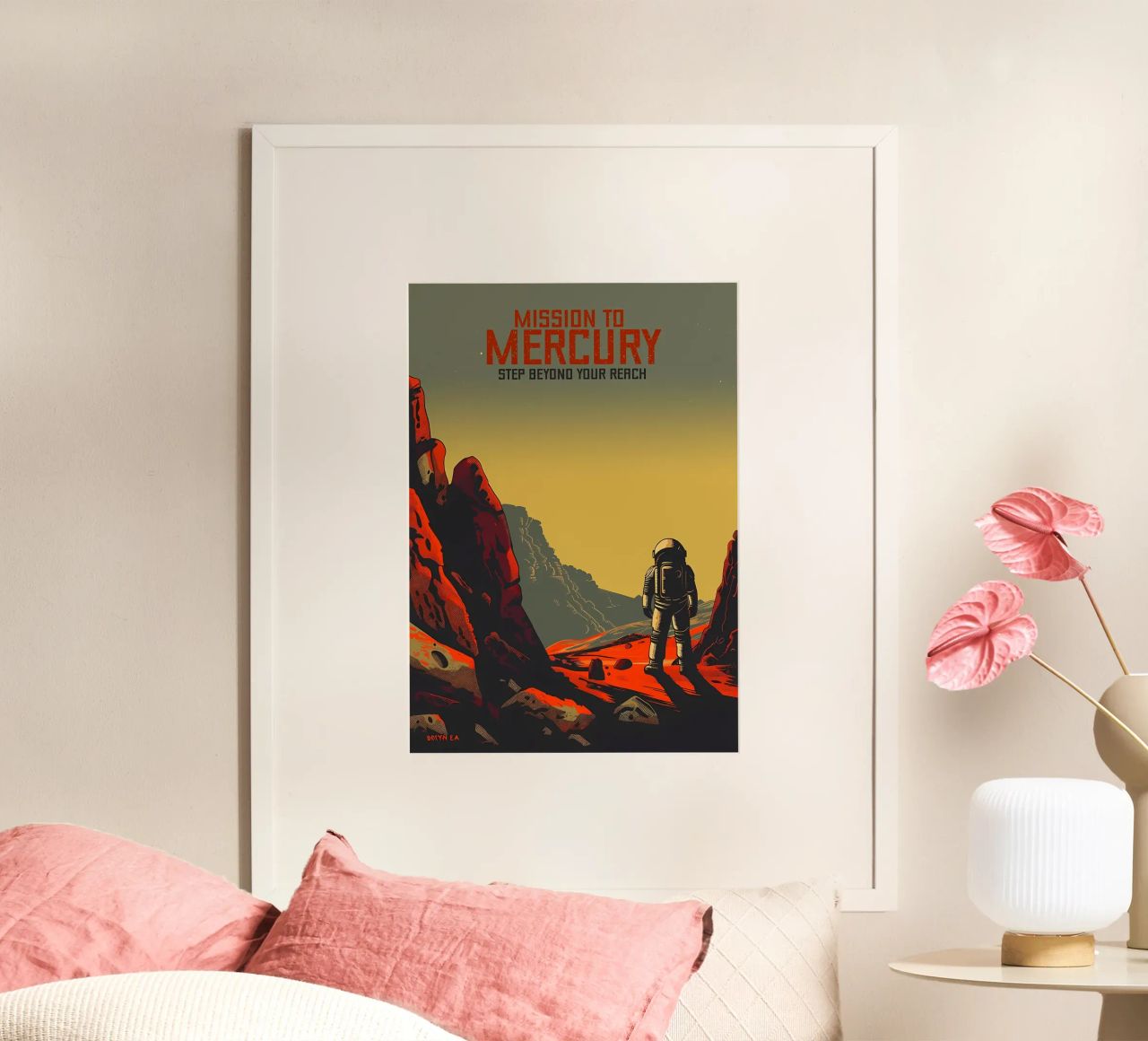 Missione a Mercuryr carta hahnemühle da Caeson