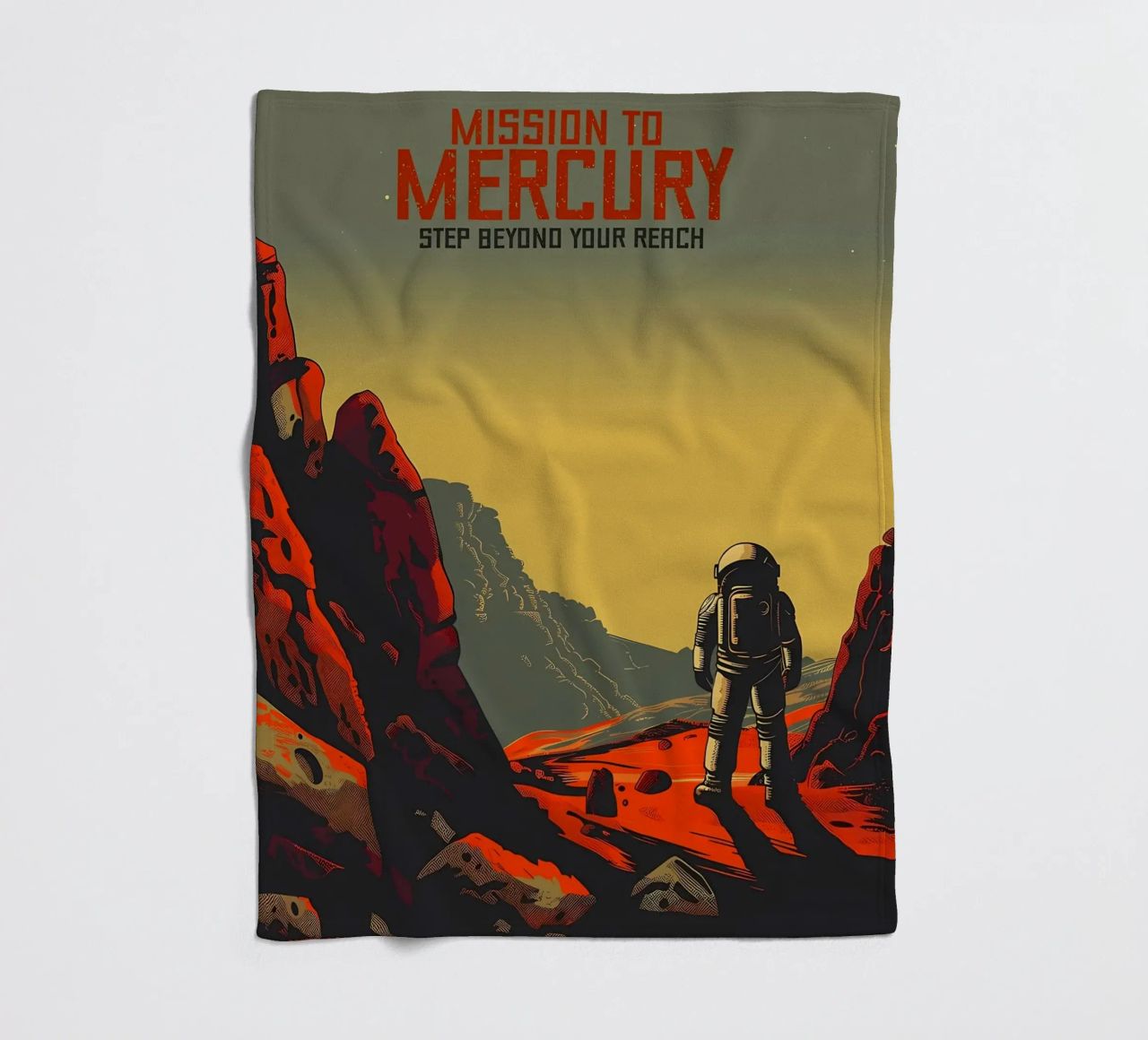 Missione a Mercuryr coperta in pile da Caeson