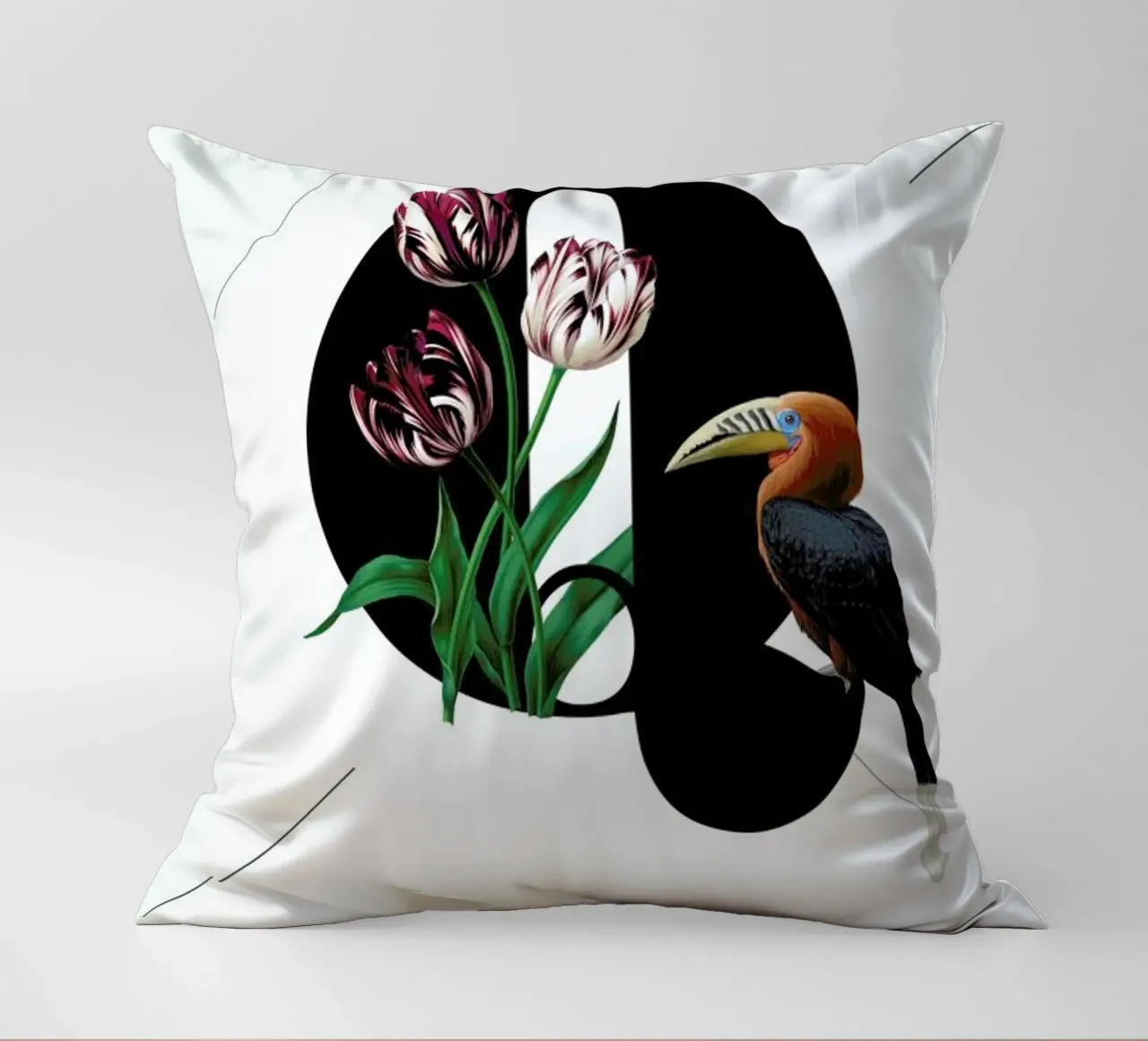 Botanical Alphabet - Q cuscino da Froilein Juno