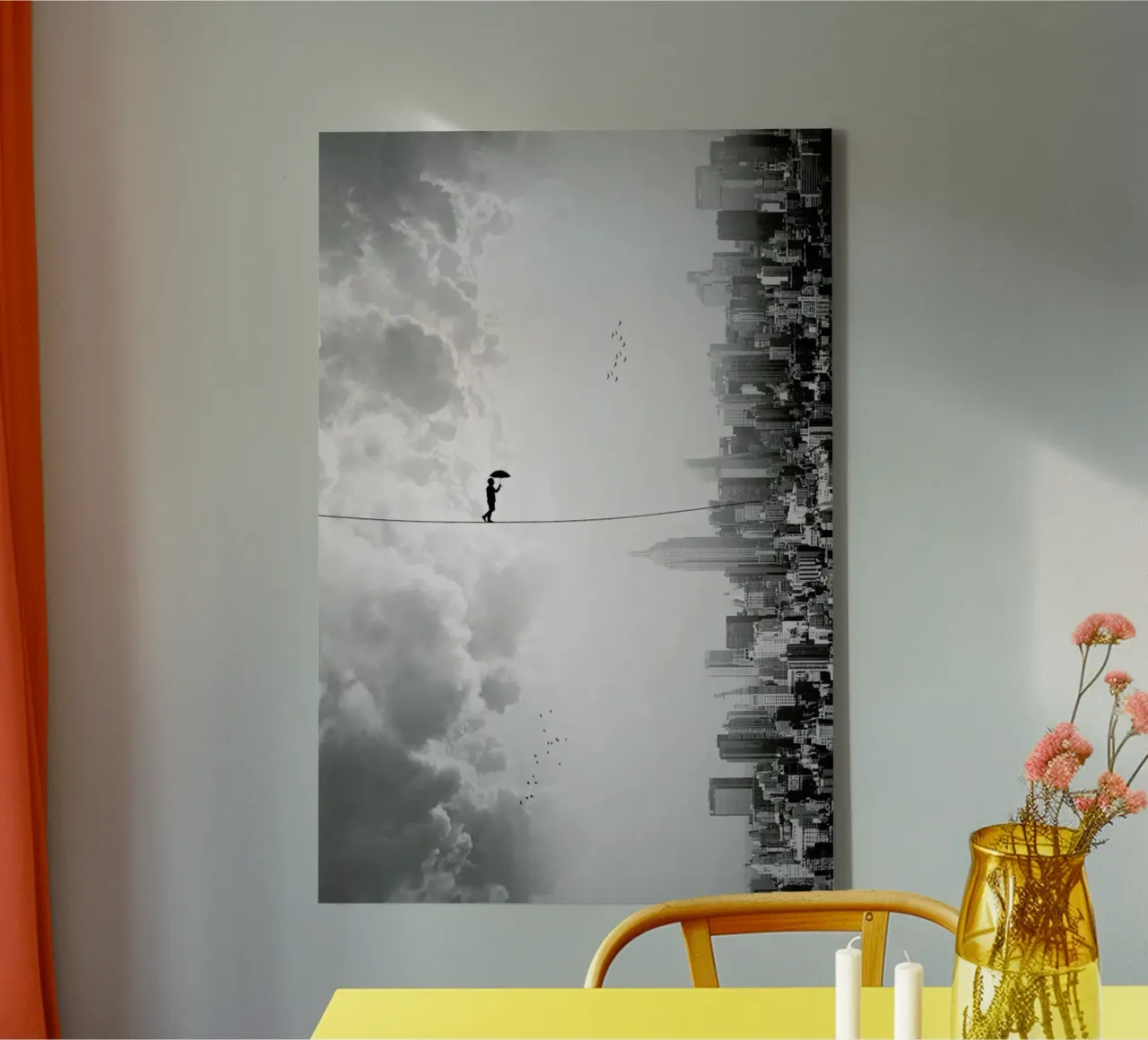 Crossing - Ivan Marlianto canvas met Baklijst van Pictufy
