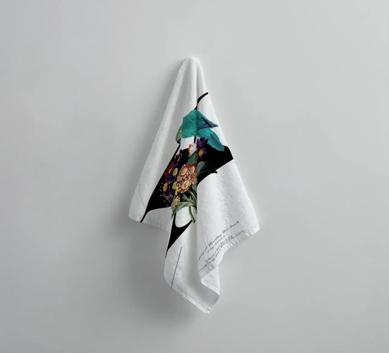 Botanical Alphabet - X towel by Froilein Juno