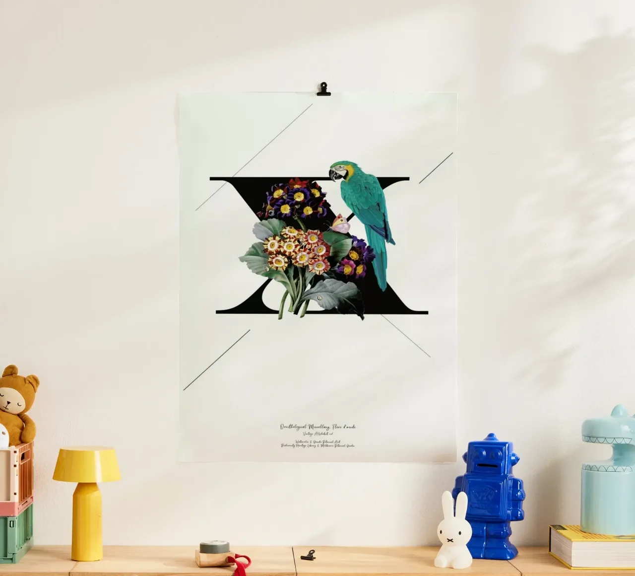 Botanical Alphabet - X carta hahnemühle da Froilein Juno
