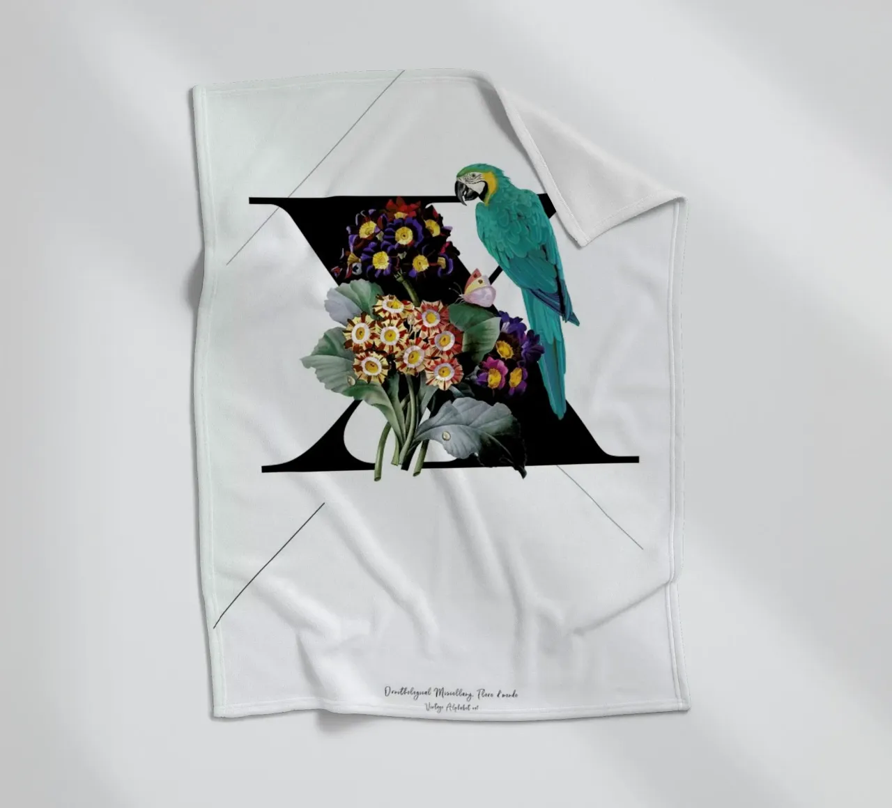 Botanical Alphabet - X coperta in pile da Froilein Juno