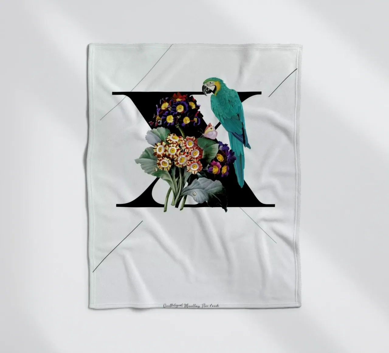 Botanical Alphabet - X coperta in pile da Froilein Juno