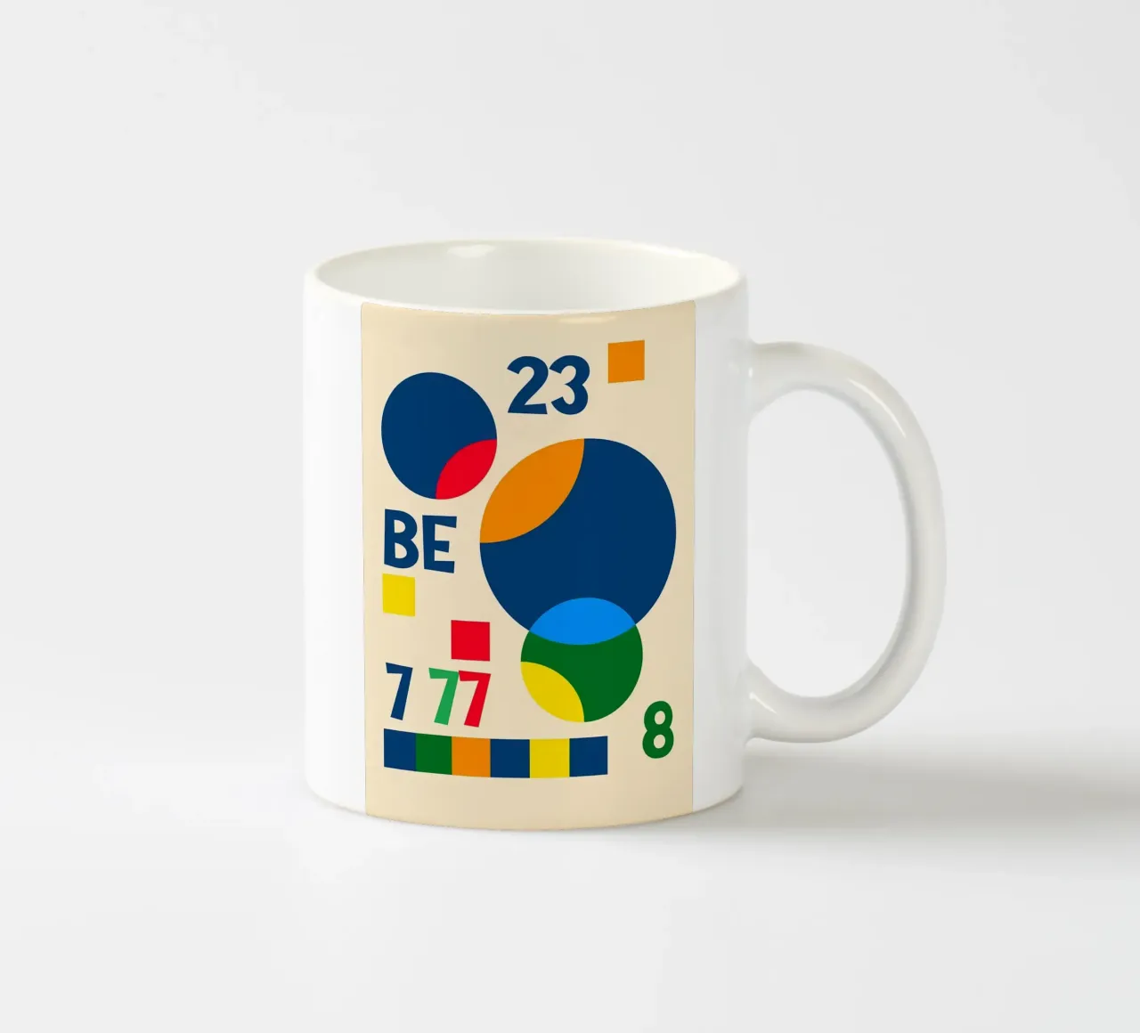 Numeri Bauhaus Minimal tazza in ceramica da Caeson