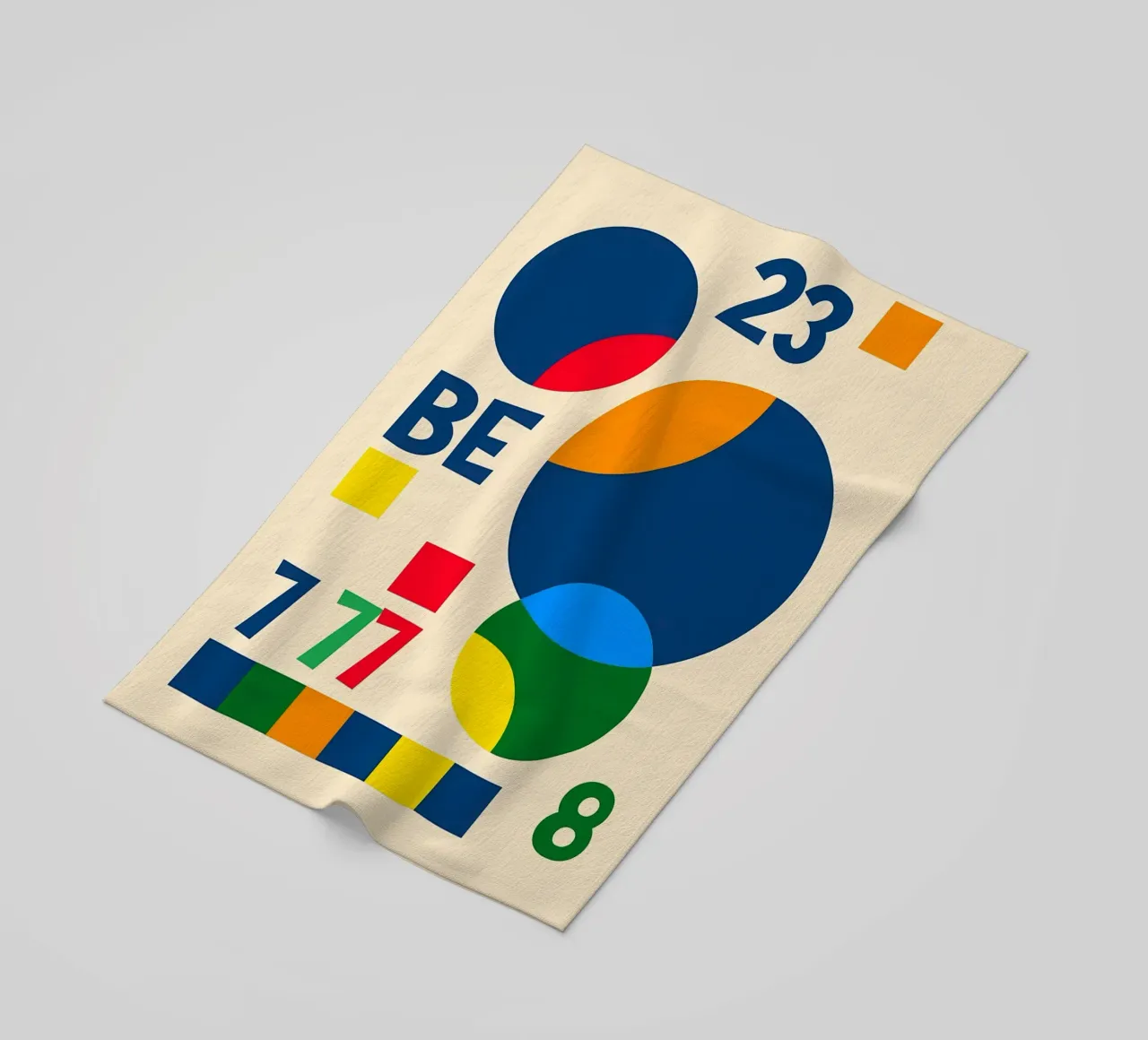 Numeri Bauhaus Minimal telo mare da Caeson