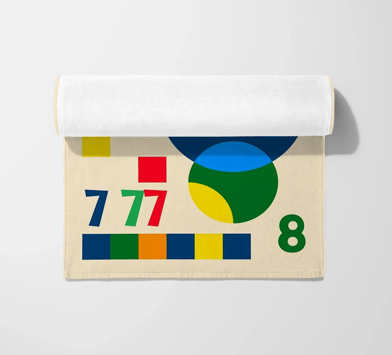 Numeri Bauhaus Minimal telo mare da Caeson